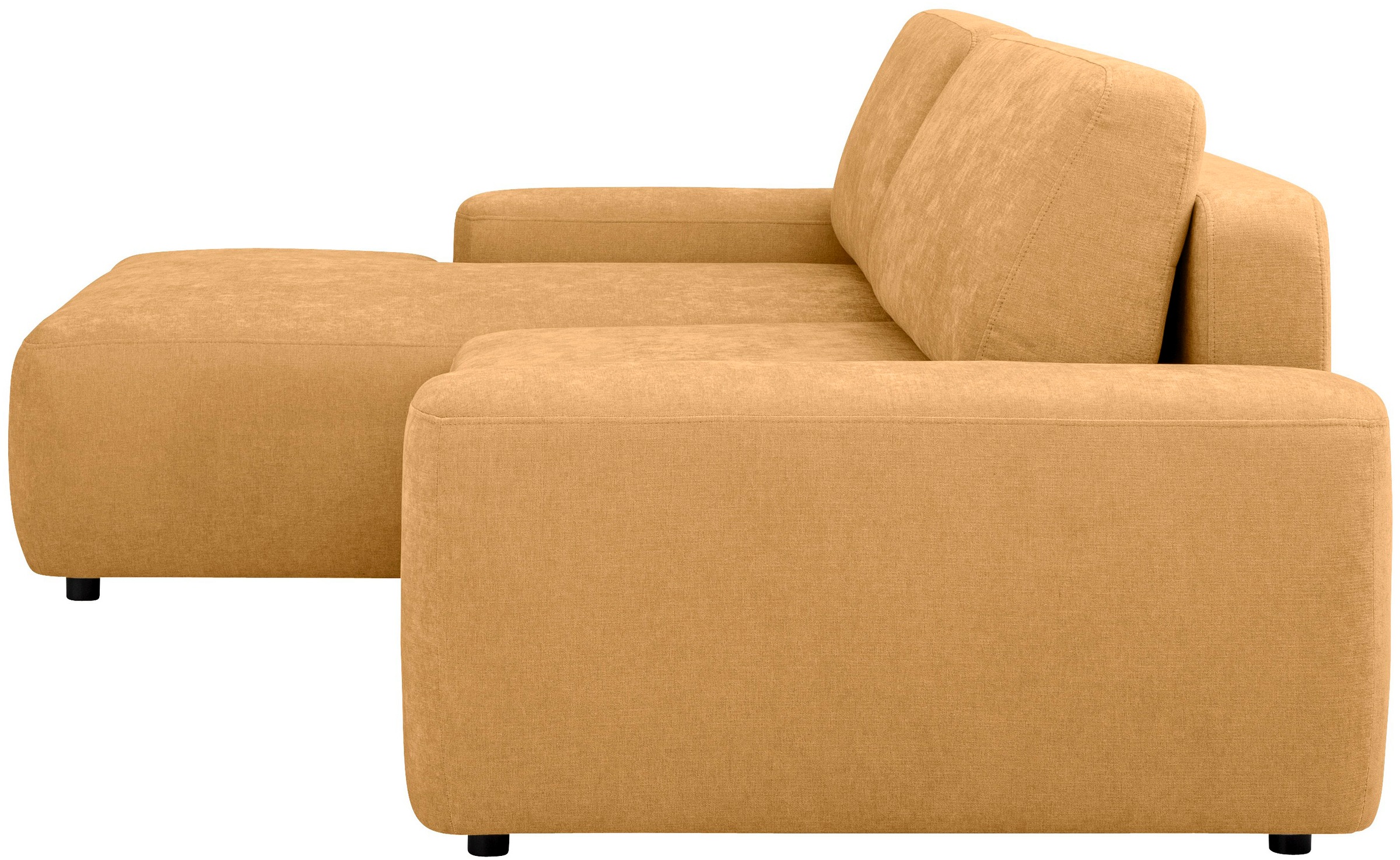INOSIGN Ecksofa »TORGE (264cm), Schlafsofa in Cord, Samtvelours o Struktur fein, L-Form«, Schlaffunktion, Bettkasten, Liegefläche: 125/210 cm