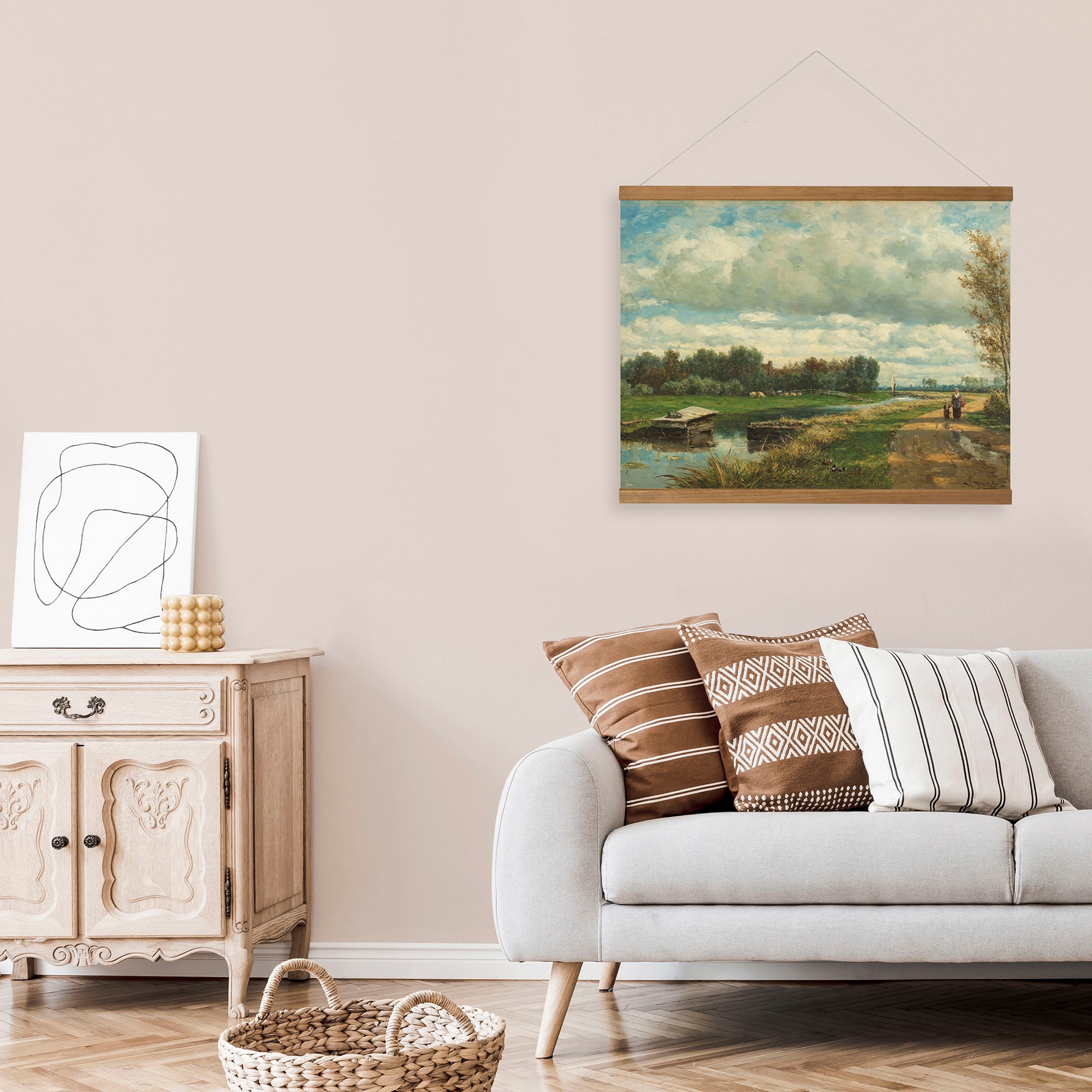 Art for the home Leinwandbild »Dutch Landscape«, (1 St.), Luxus Kakemono Le günstig online kaufen