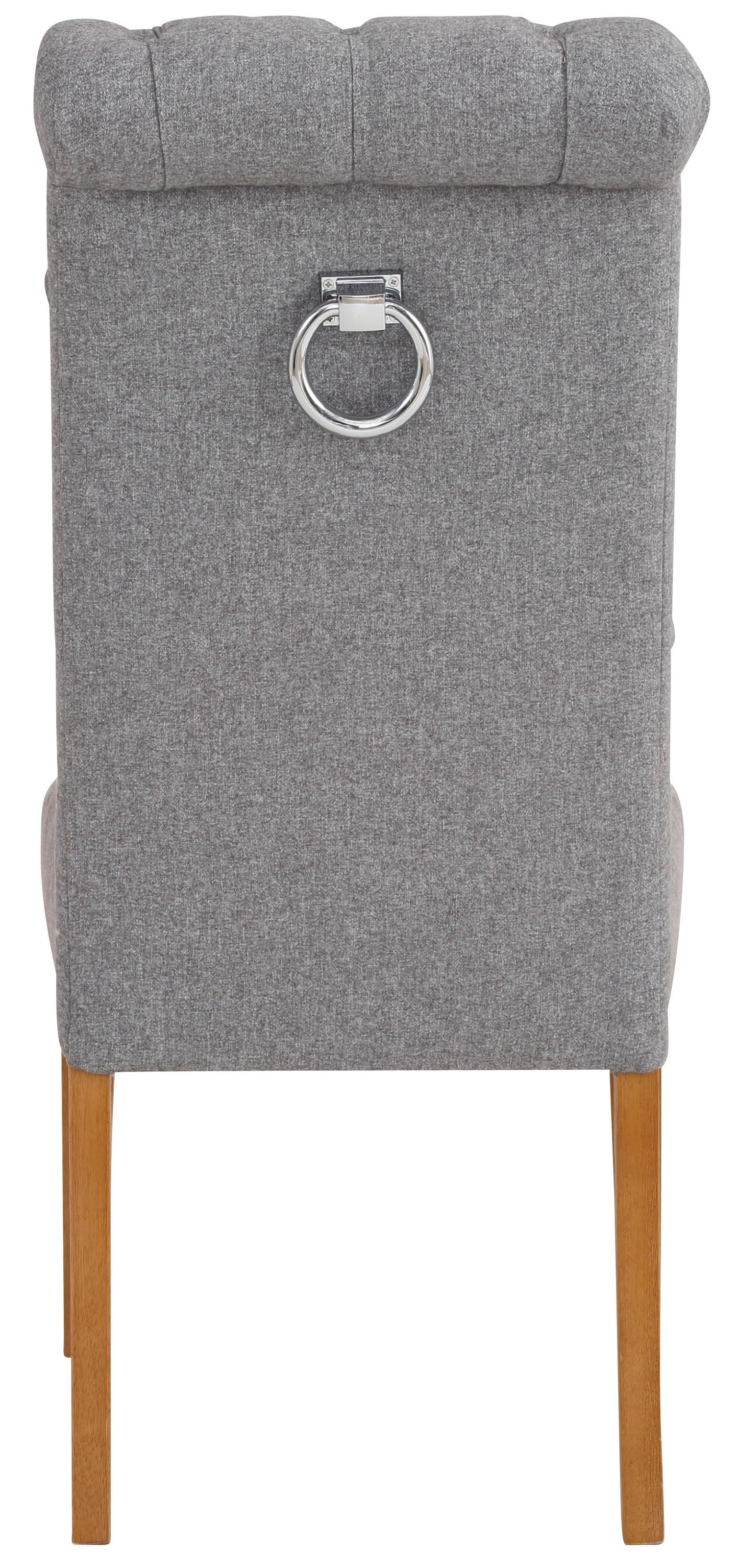 Home affaire Esszimmerstuhl »Liao, TOPSELLER!, OTTOs Choice«, (Set), Webstoff-Struktur (100% Polyester), 2er-Set, mit edler Knopfheftung in der Rückenlehne