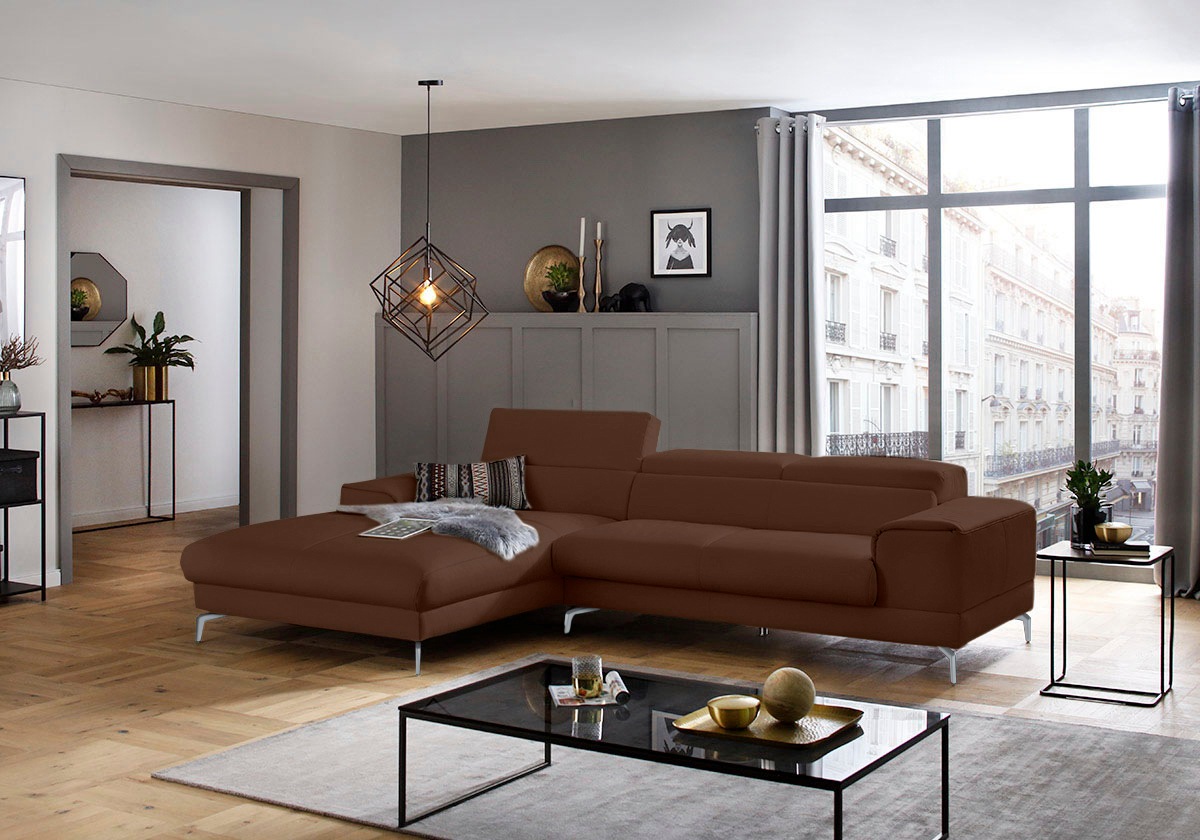 W.SCHILLIG Ecksofa »piedroo, Designsofa mit tollem Sitzkomfort, bequem und günstig online kaufen