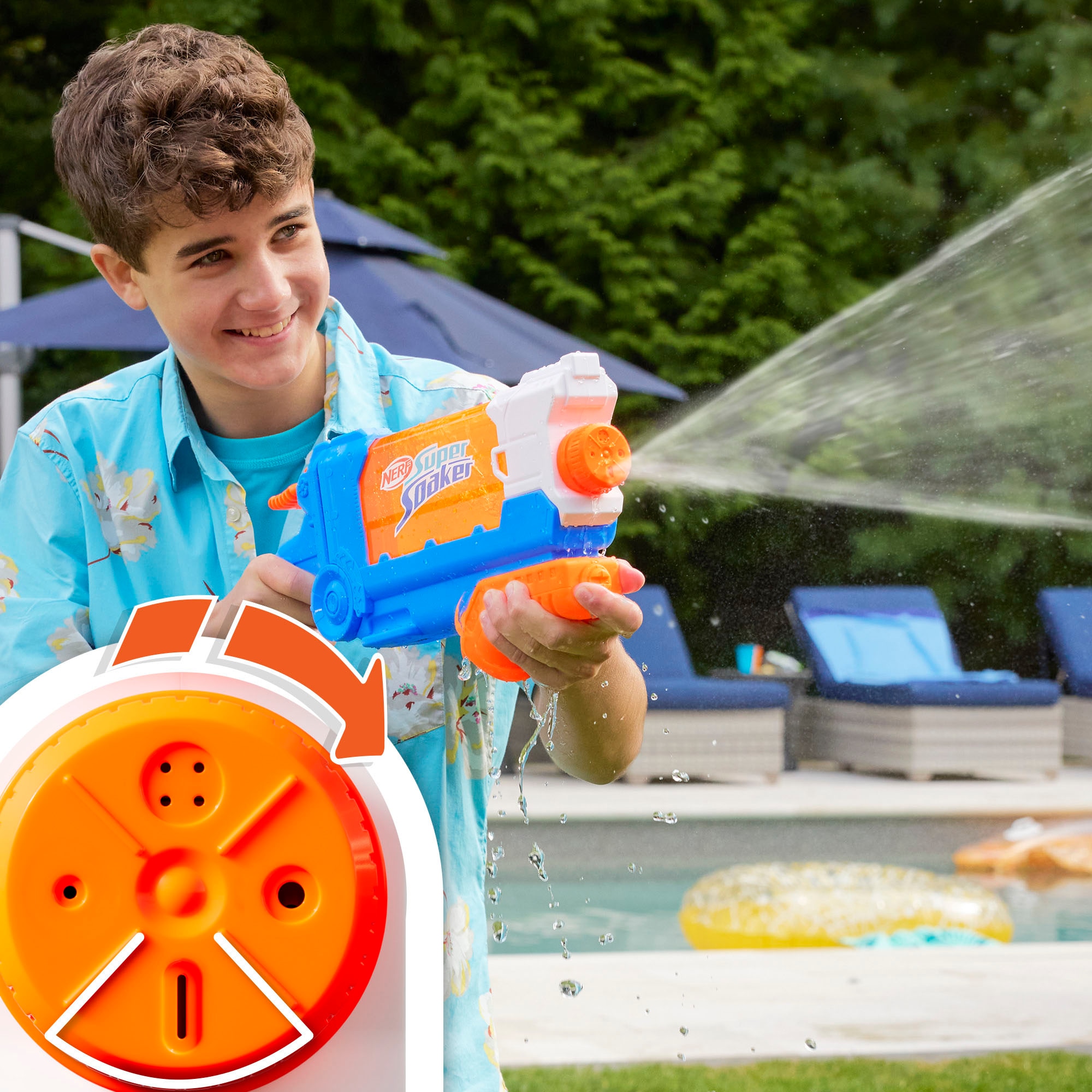 Hasbro Wasserpistole »Nerf, Wasserblaster, Super Soaker, Flip Fill«