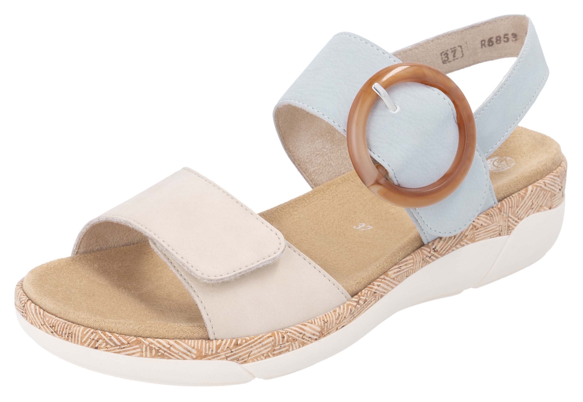 Remonte Keilsandalette , Sommerschuh, Riemchensandale, praktische Klettvers günstig online kaufen