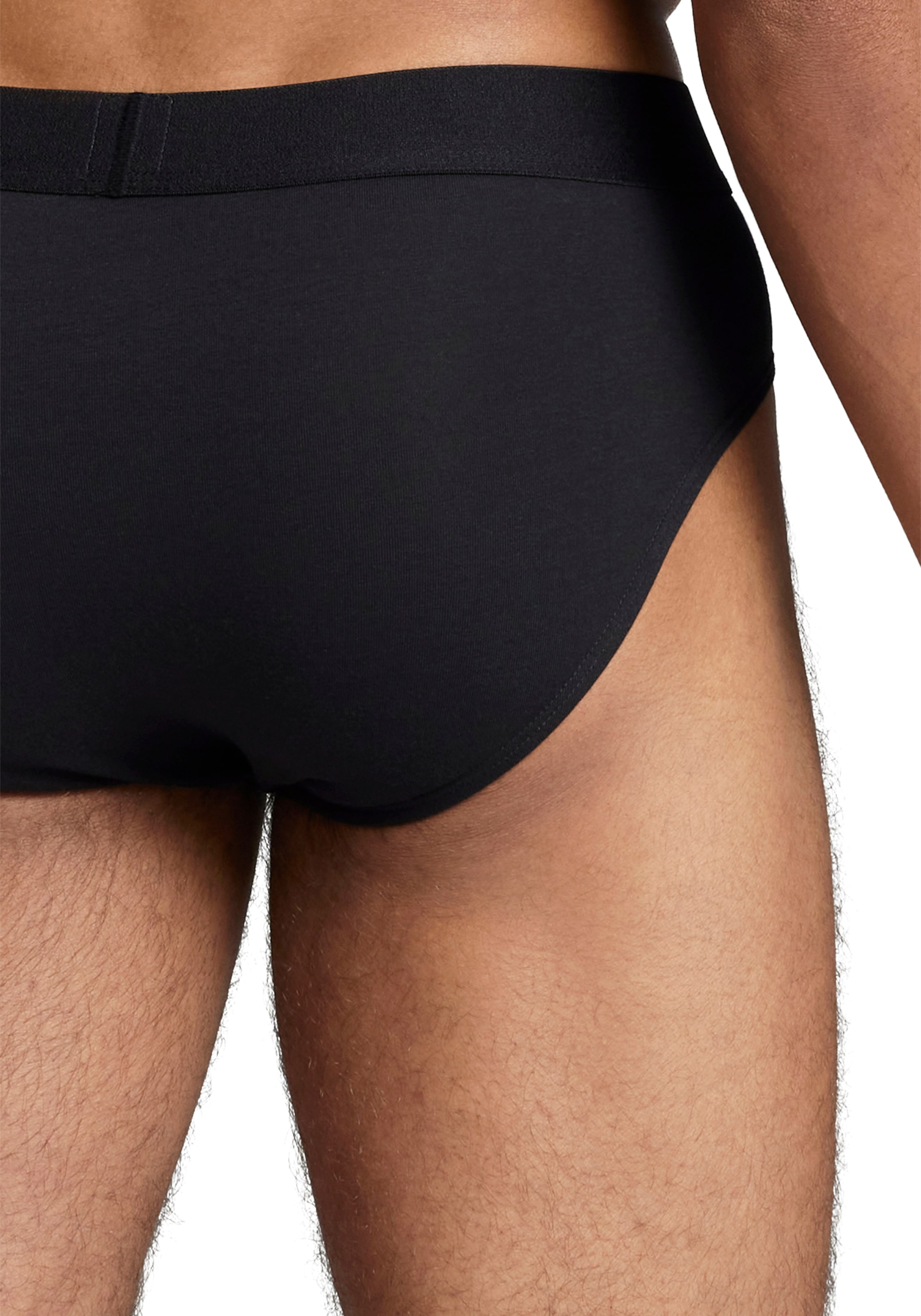 Levi's® Slip »LEVIS MEN SOLID BASIC BRIEF ORG CO 2P«, (2er Pack), mit kontrastreichem Logobund, ohne Eingriff