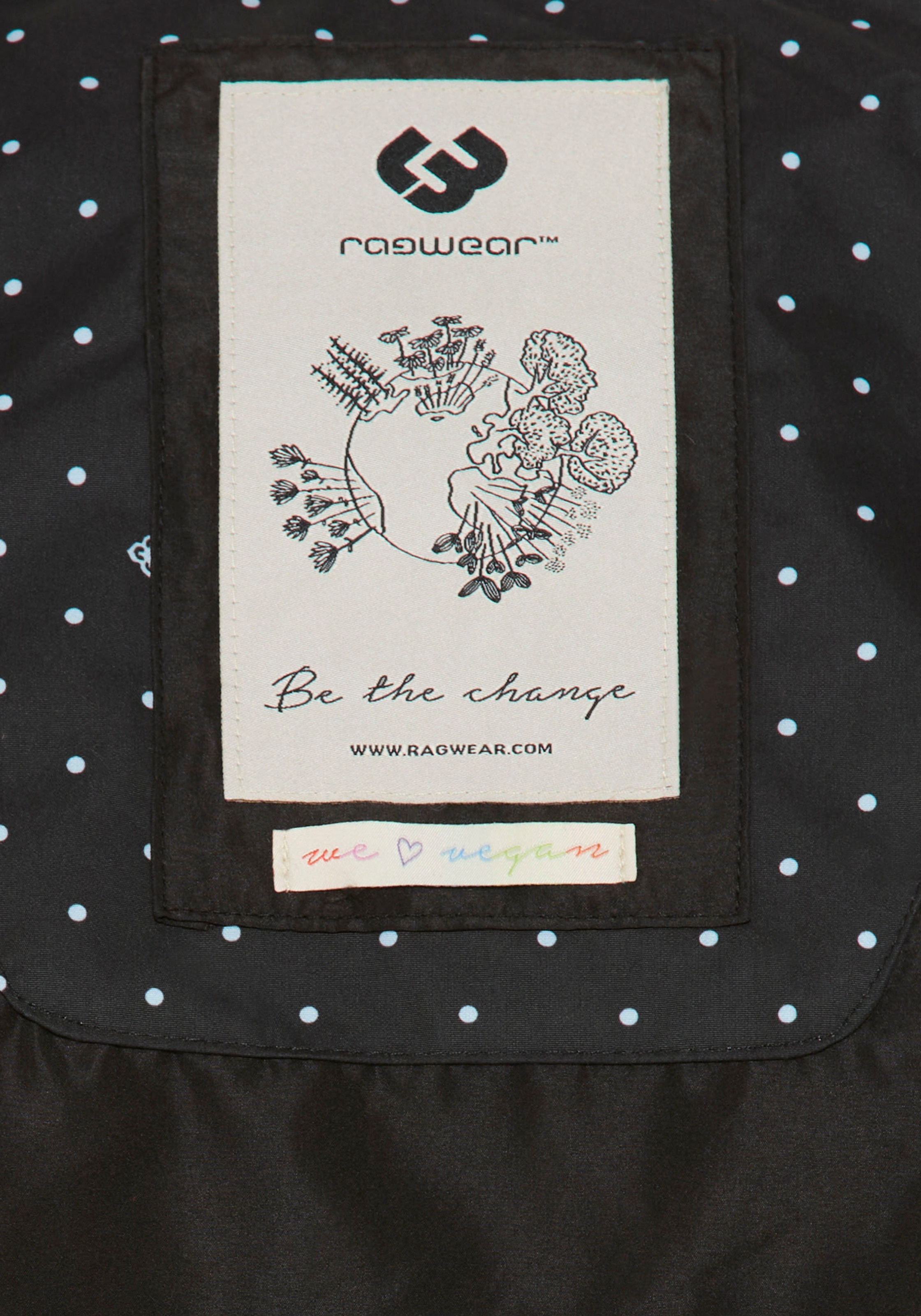 Ragwear Outdoorjacke »NUGGIE DOTS O« mit Kapuze