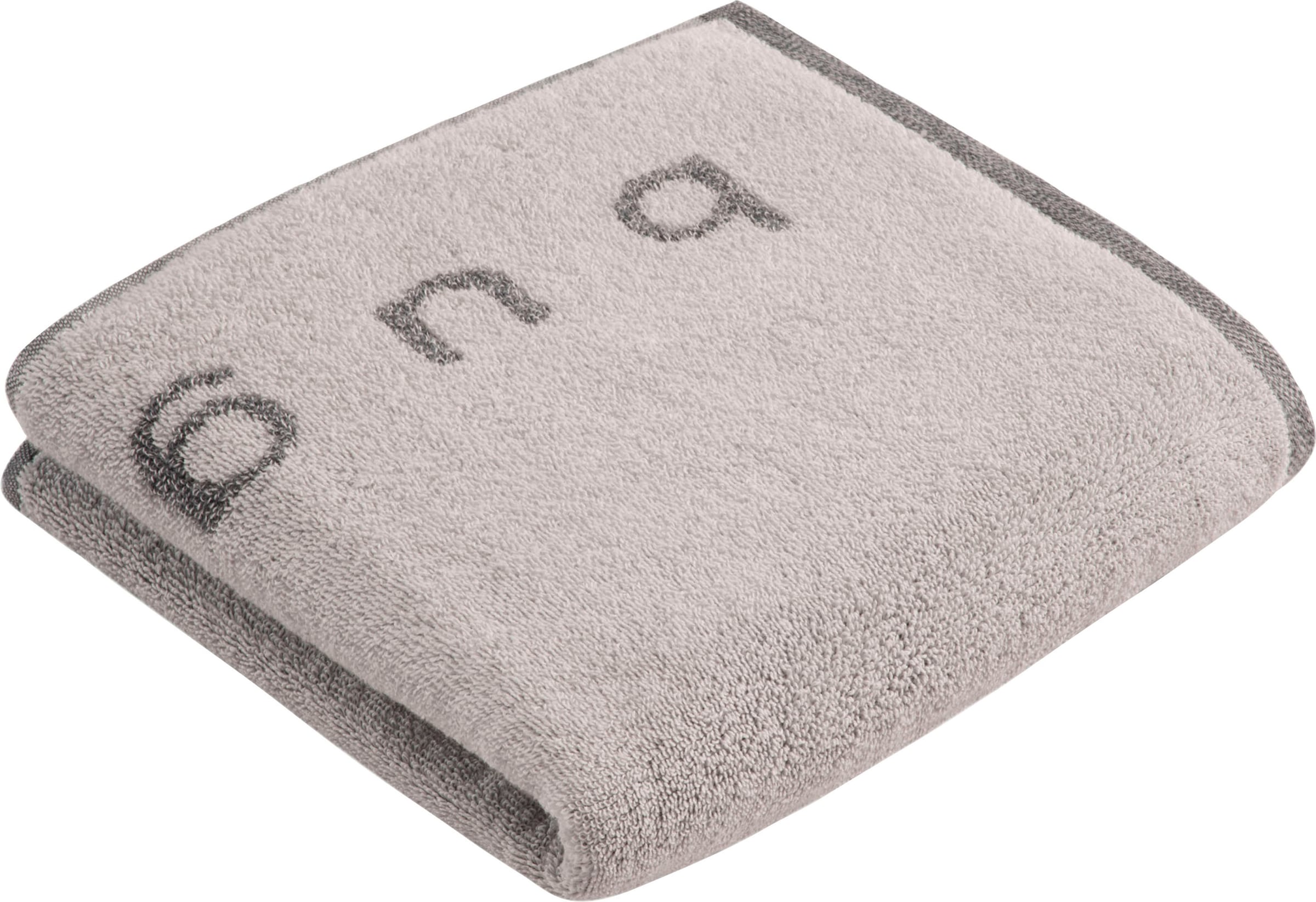 bugatti Handtuch »Emilio«, (2 St., 2er Set Handtücher 50 x 100 cm), mit Log günstig online kaufen