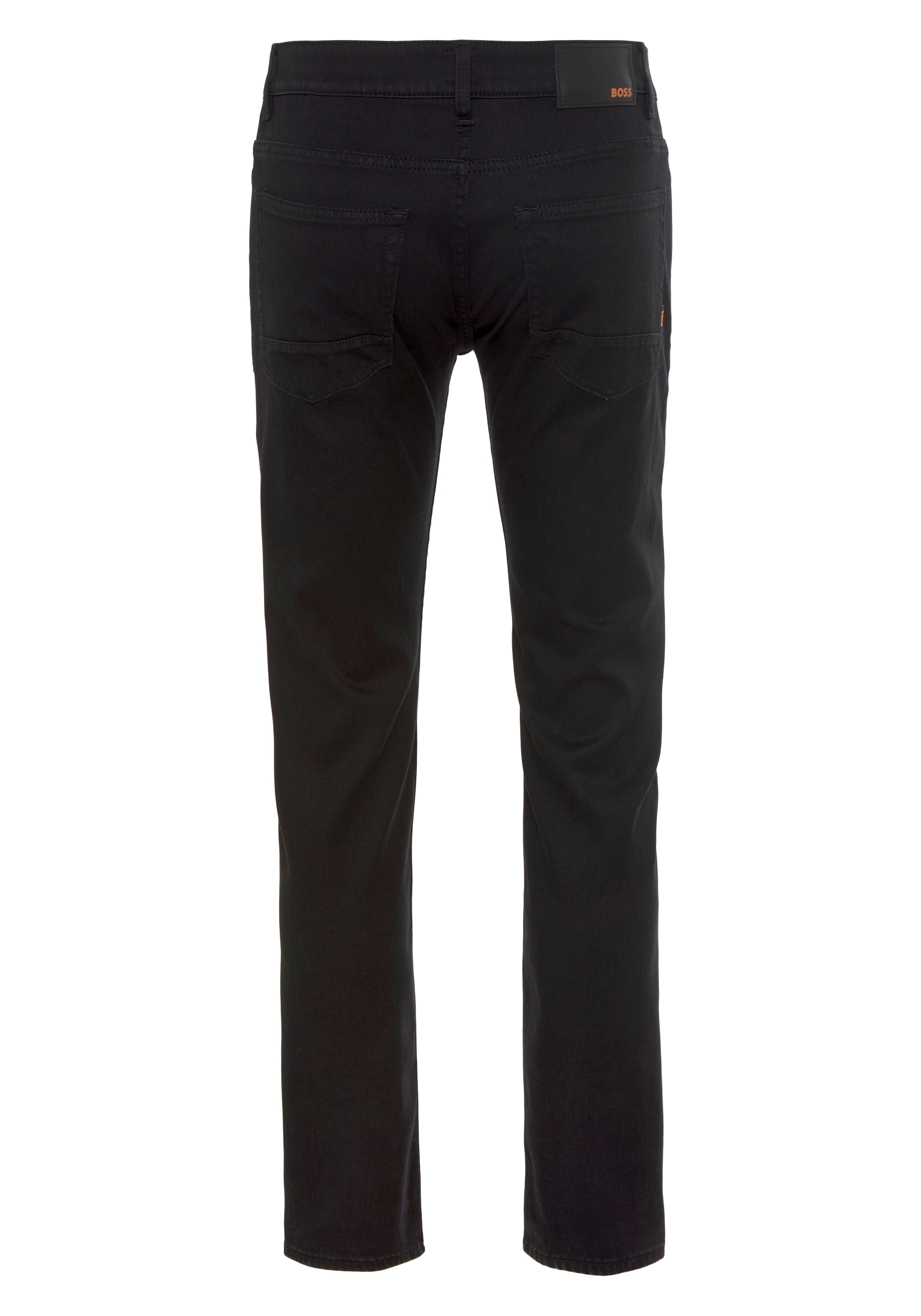 BOSS ORANGE Slim-fit-Jeans »Delaware BC-L-C«, mit Leder-Markenlabel am hinteren Bundabschluss