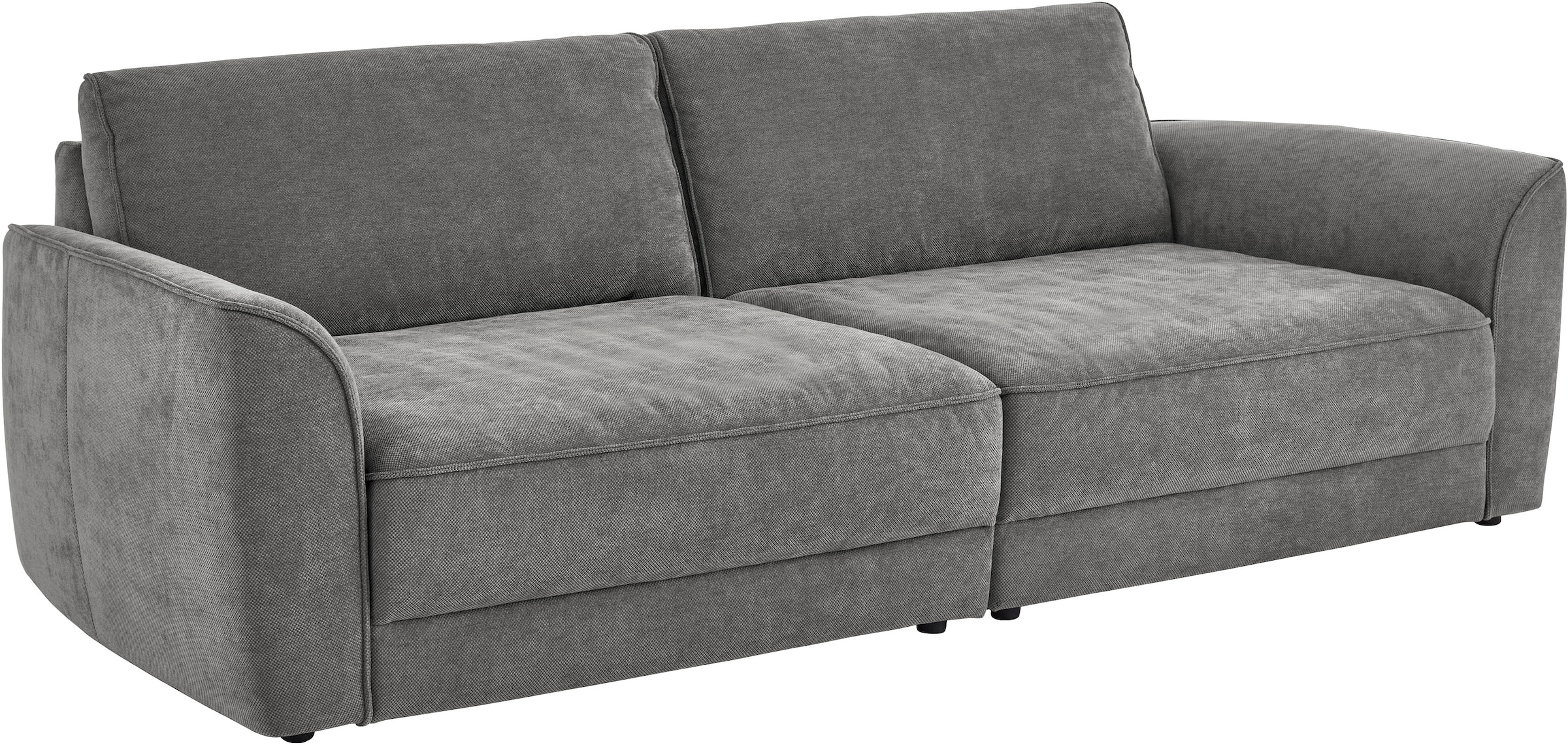 Die PlanBar Big-Sofa »ZE-EM24138, 264 cm breit, XXL Couch mit Softsitz« Kaltschaum Polstersofa, optional mit Sitztiefenverstellung