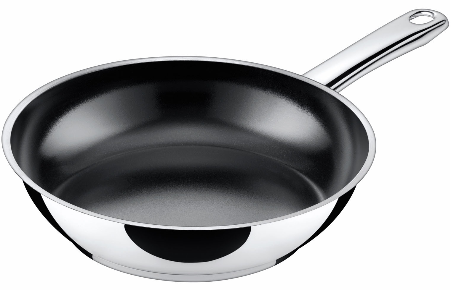 Silit Pfannen-Set »Talis 3-teilig, mit Pfannenwender, Bratpfanne 24, 20 cm«, Cromargan® Edelstahl Rostfrei 18/10, (Set, 3 tlg., je 1 Pfanne Ø 24/20 cm, H: 5 cm), Pfanne Induktion, Edelstahl beschichtet, backofenfest bis 250 Grad