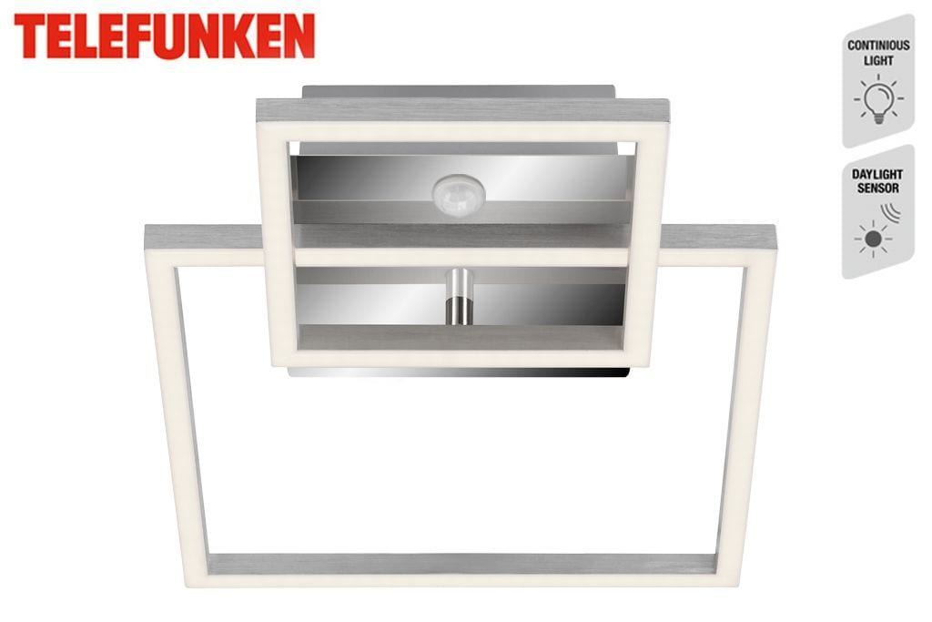 Telefunken LED Deckenleuchte »FRAME«, LED fest verbaut, 20 Watt, 3000 K, 15 günstig online kaufen