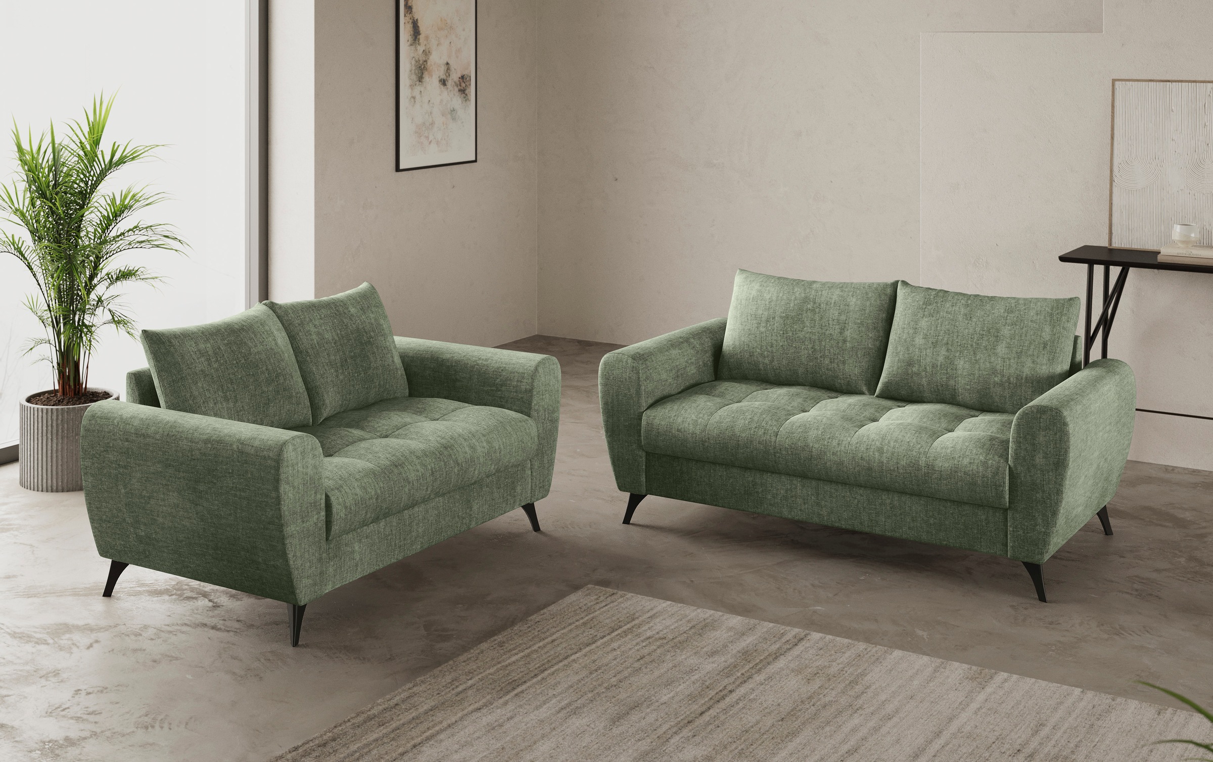 Mr. Couch 2-Sitzer "Blackburn II" Mit Kaltschaumpolsterung bis 140 kg belas günstig online kaufen