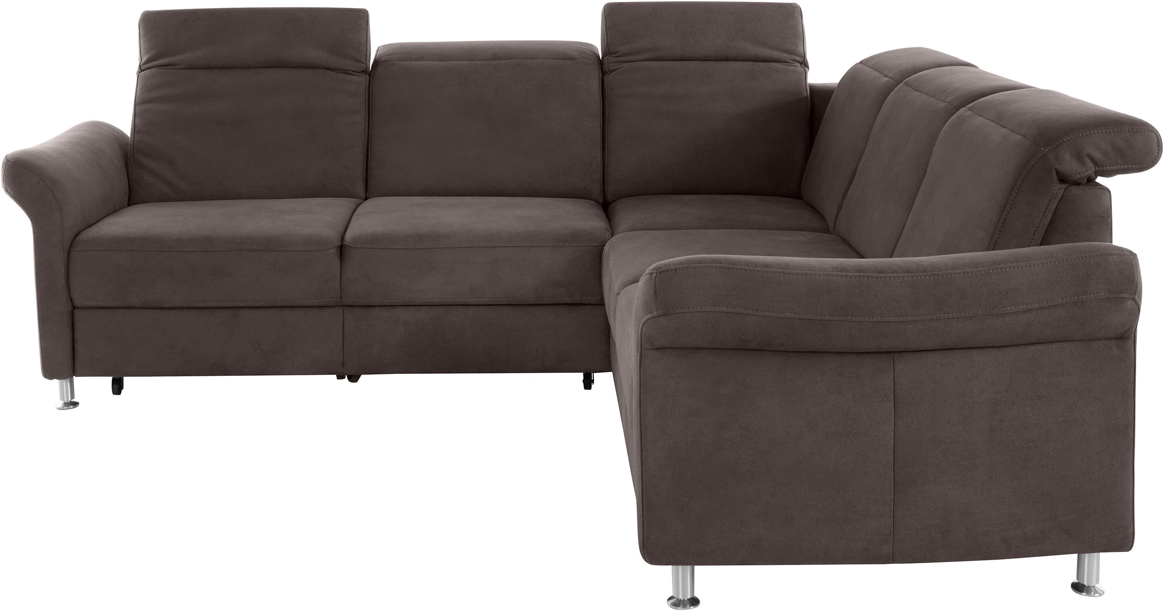 sit&more Ecksofa »Darwin L-Form«, inklusive Federkern, wahlweise mit Kopfteilverstellung, Bettfunktion