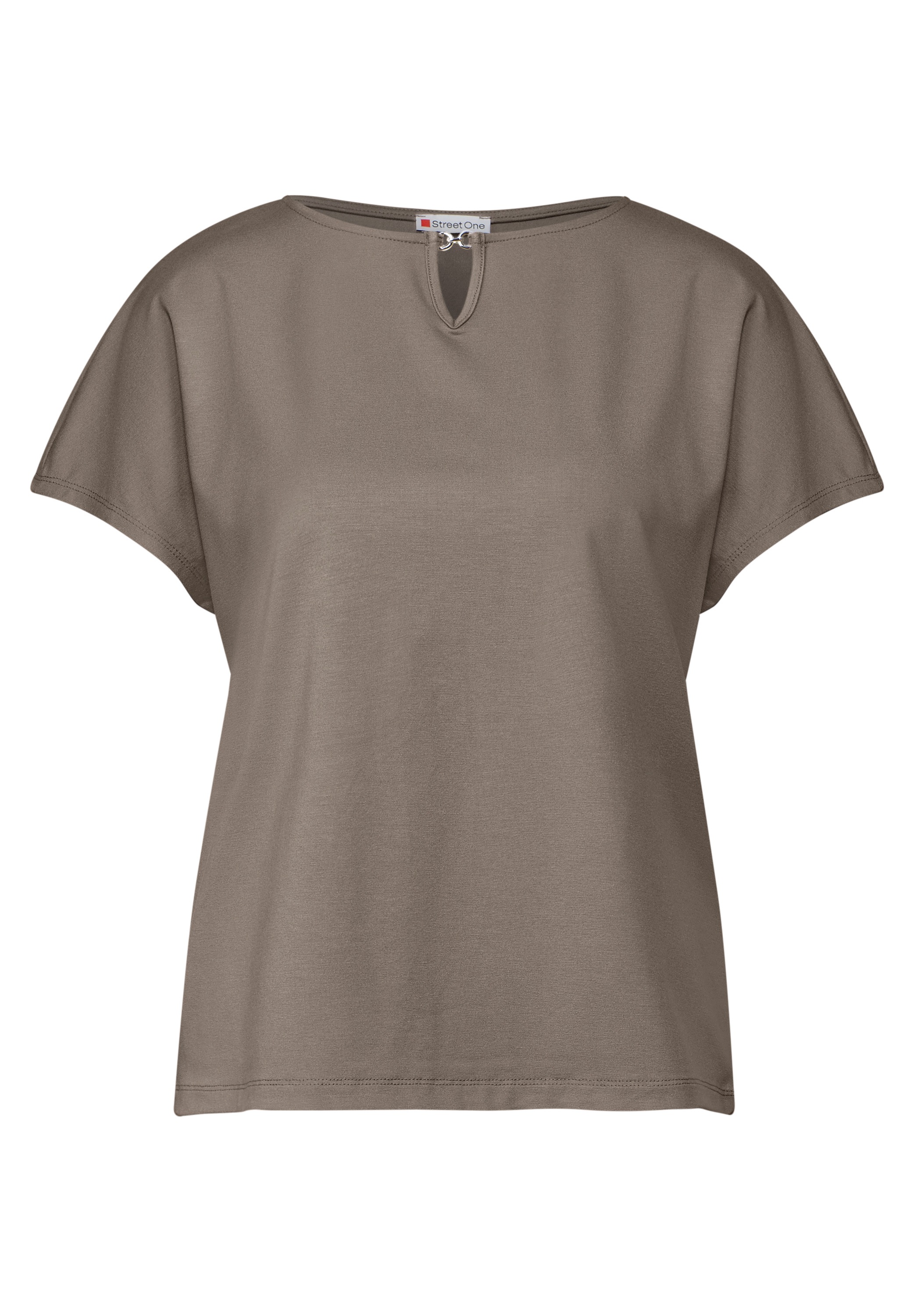 STREET ONE Shirttop, mit Cut-Out Detail