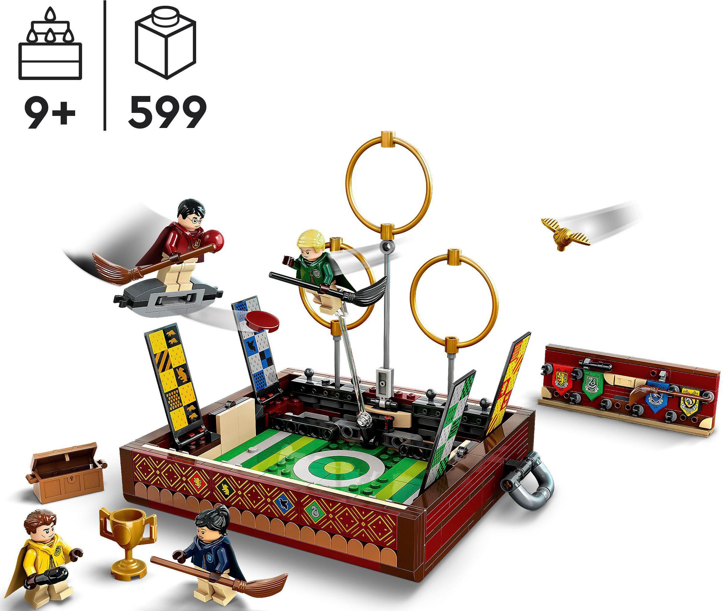 LEGO® Konstruktionsspielsteine »Quidditch Koffer (76416), LEGO® Harry Potter«, (599 St.), Made in Europe