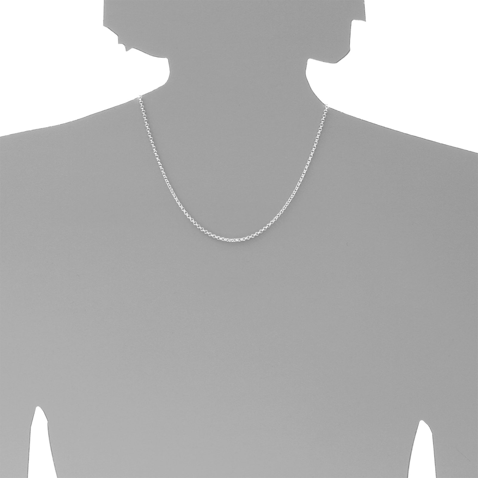 OSTSEE-SCHMUCK Silberkette »Ostsee-Schmuck Kette Erbs 2,5 mm Kette Erbs 2,5 mm«, (1 tlg.)