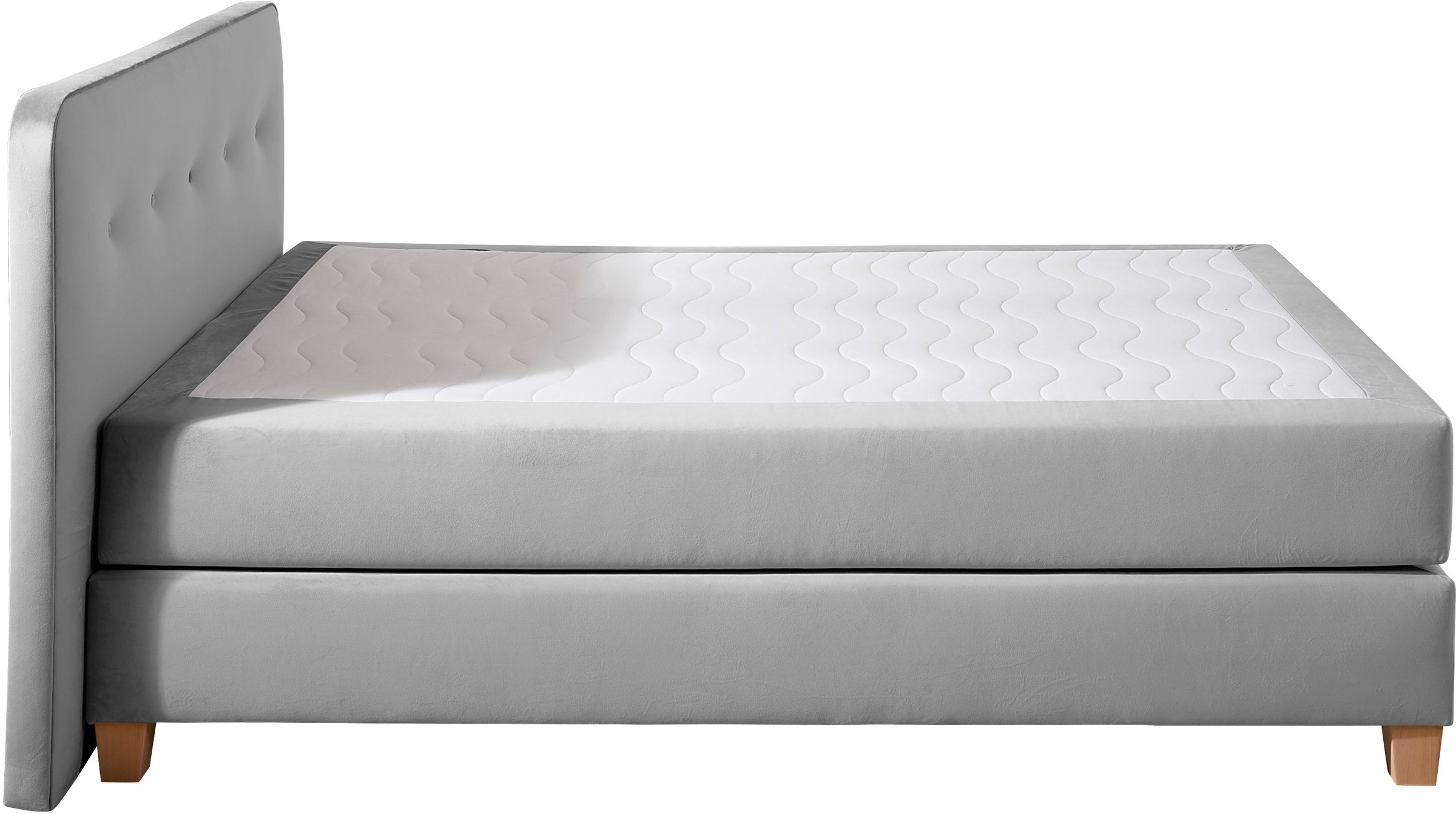 Home affaire Boxspringbett »Fargo«, in Überlänge 220 cm, mit Topper, 3 Ausführungen, 4, Breiten