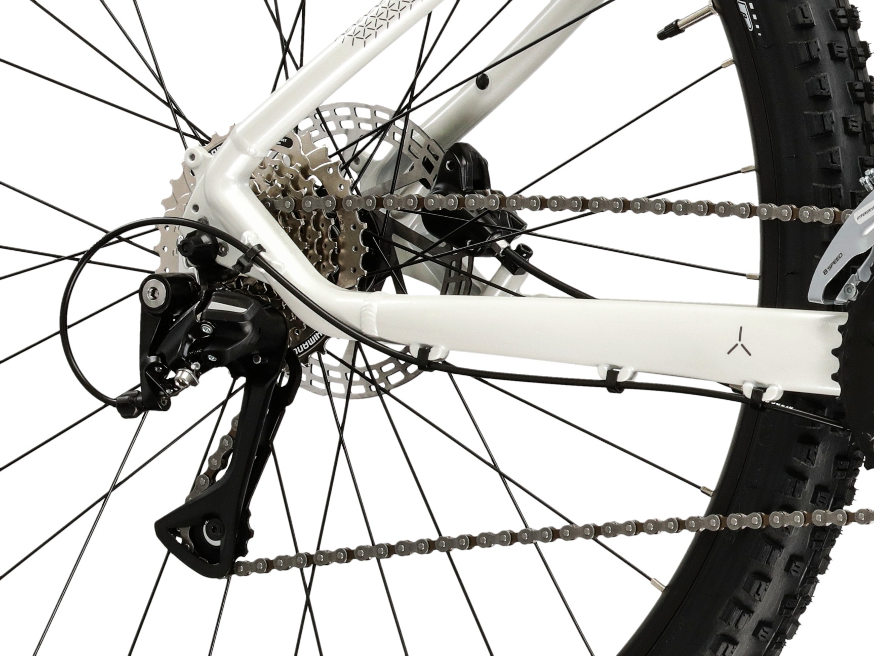 Kross Mountainbike »KROSS Mountainbike Hardtail 27,5" LEA 4.0 weiß 16 Gänge« 16 Gang Shimano ACERA M3020 Schaltwerk Kettenschaltung