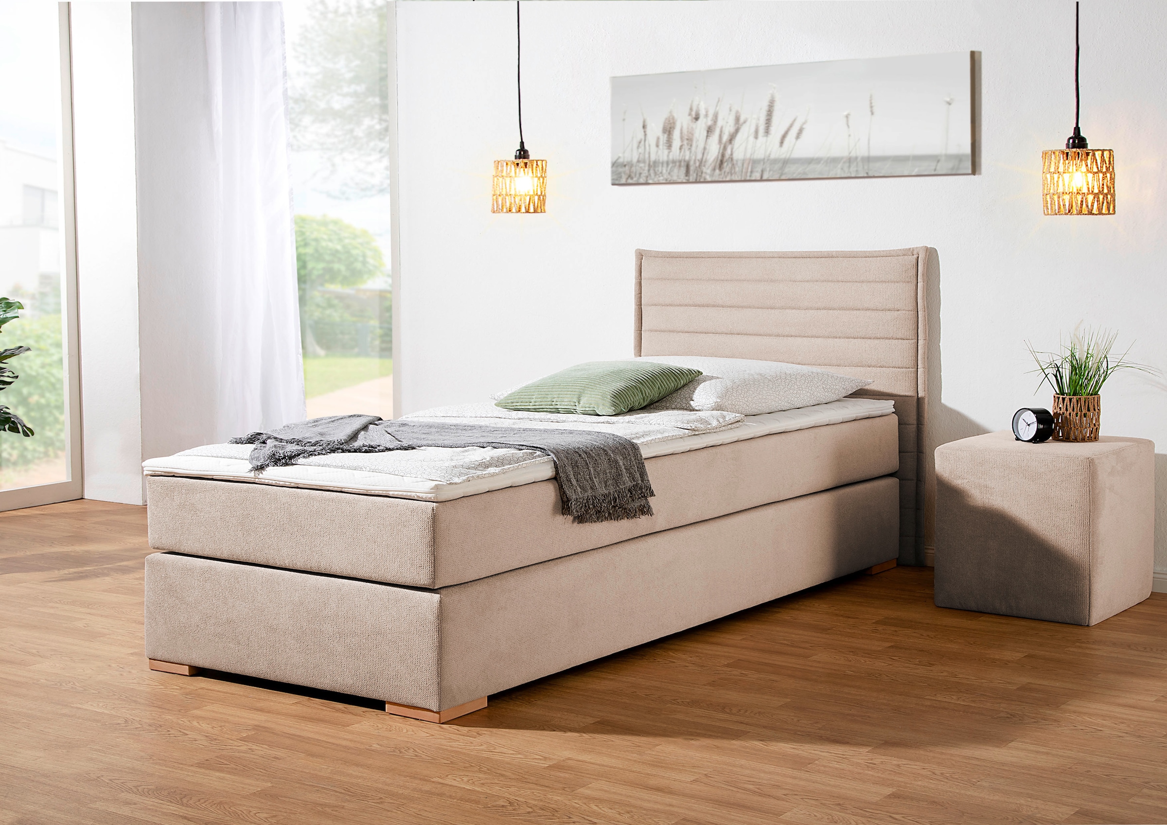 Home affaire Boxspringbett »"Östermoor"«, in H2, H3 oder H4 erhältlich günstig online kaufen