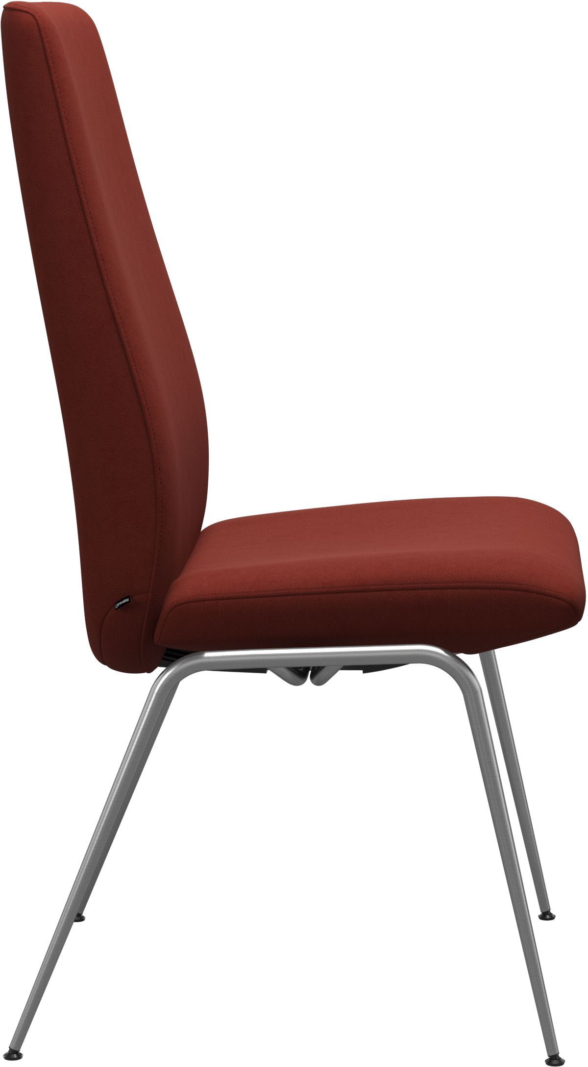 Stressless® Polsterstuhl »Laurel«, Microfaser DINAMICA, High Back, Größe L, mit Beinen aus Stahl in Chrom matt