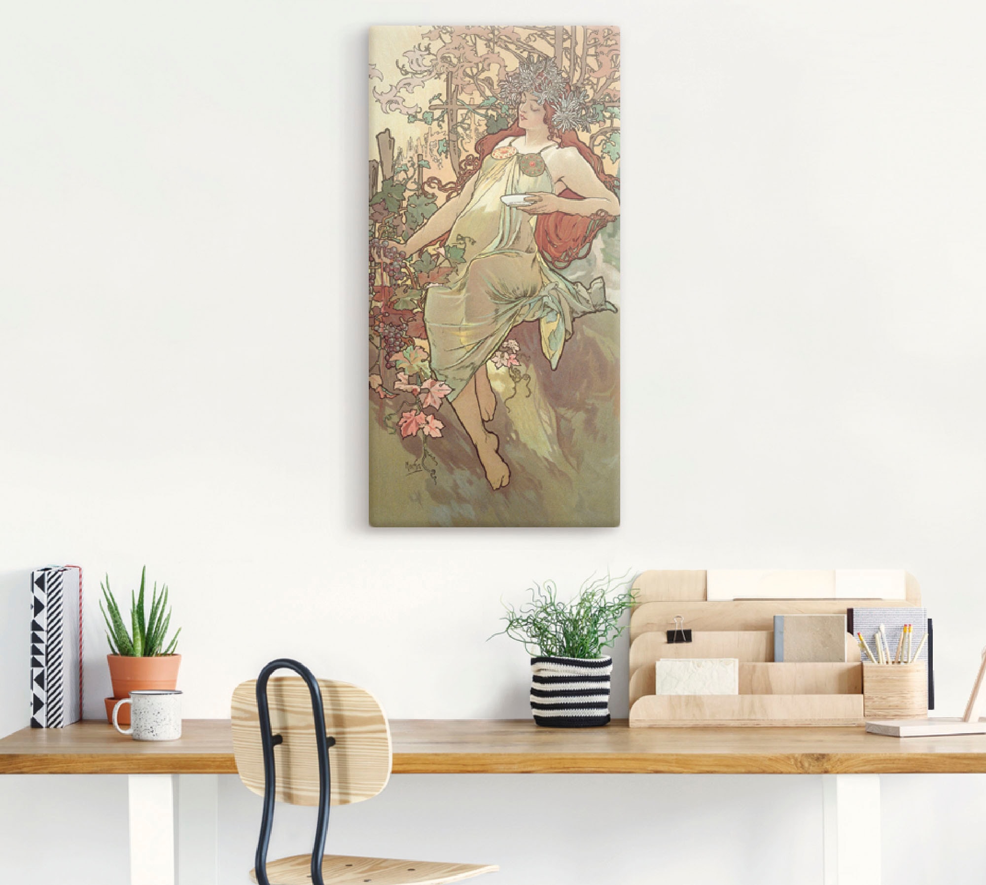 Artland Leinwandbild »Automne (Herbst), 1896«, Frau, (1 St.), auf Keilrahmen gespannt