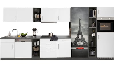 HELD MÖBEL Küchenzeile »Paris«, mit E-Geräten, Breite 400 cm kaufen