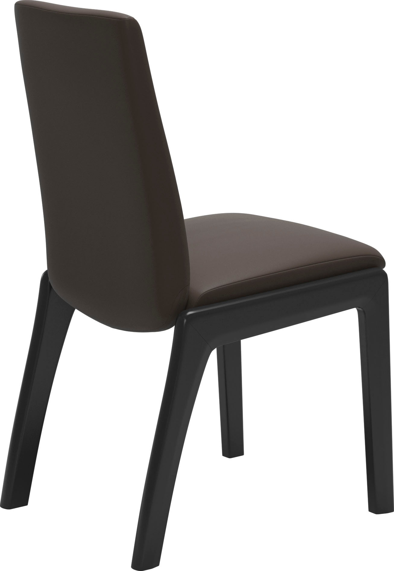 Stressless® Polsterstuhl »Laurel«, Leder BATICK, Low Back, Größe M, mit abgerundeten Beinen in Schwarz