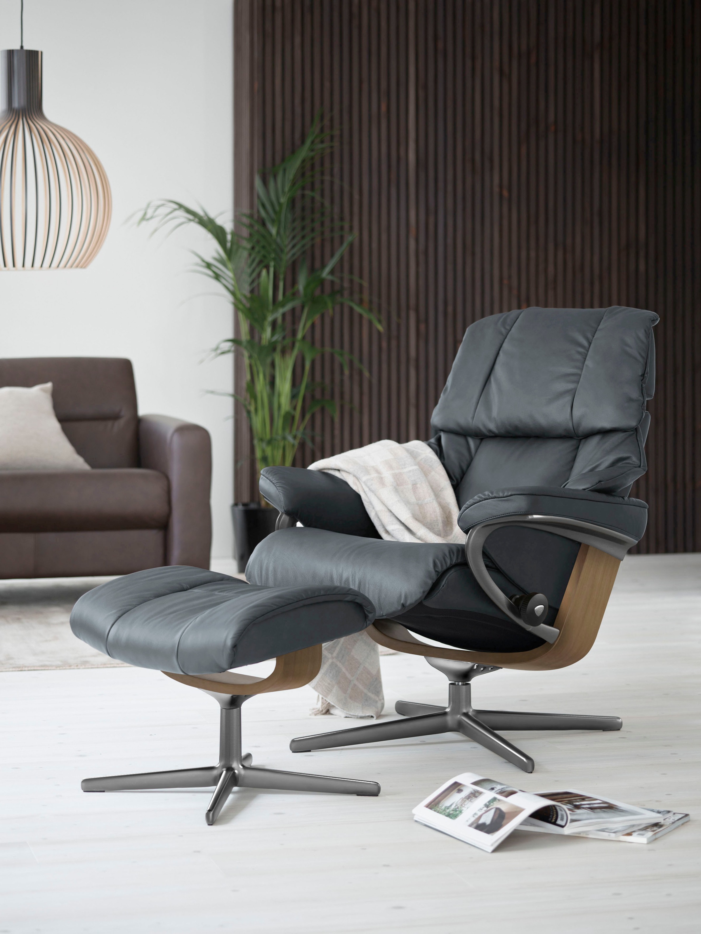 Stressless® Relaxsessel »Reno«, (Set, Relaxsessel mit Hocker), mit Hocker, günstig online kaufen