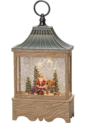 KONSTSMIDE LED Laterne »Wasserlaterne Santa und Baum, Weihnachtsdeko«, naturfarben,... kaufen