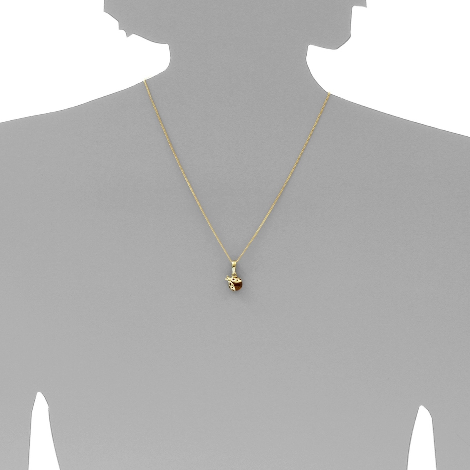 OSTSEE-SCHMUCK Kettenanhänger »Ostsee-Schmuck Anhänger Marienkäfer Anhänger Marienkäfer« (1 Stk. tlg.)