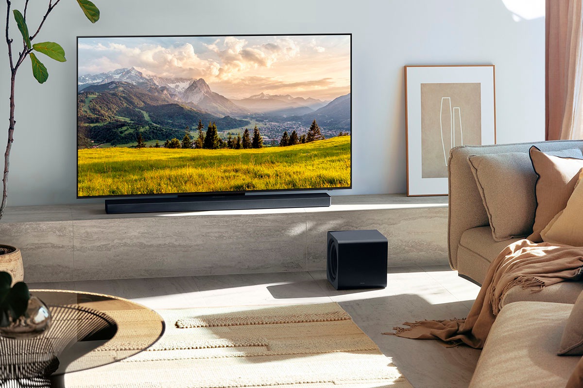 Samsung Soundbar »HW-QS710GF Q-Soundbar«, 3.1.2-Kanal Sound System, SpaceFit Sound Pro, Flexible Positionierung