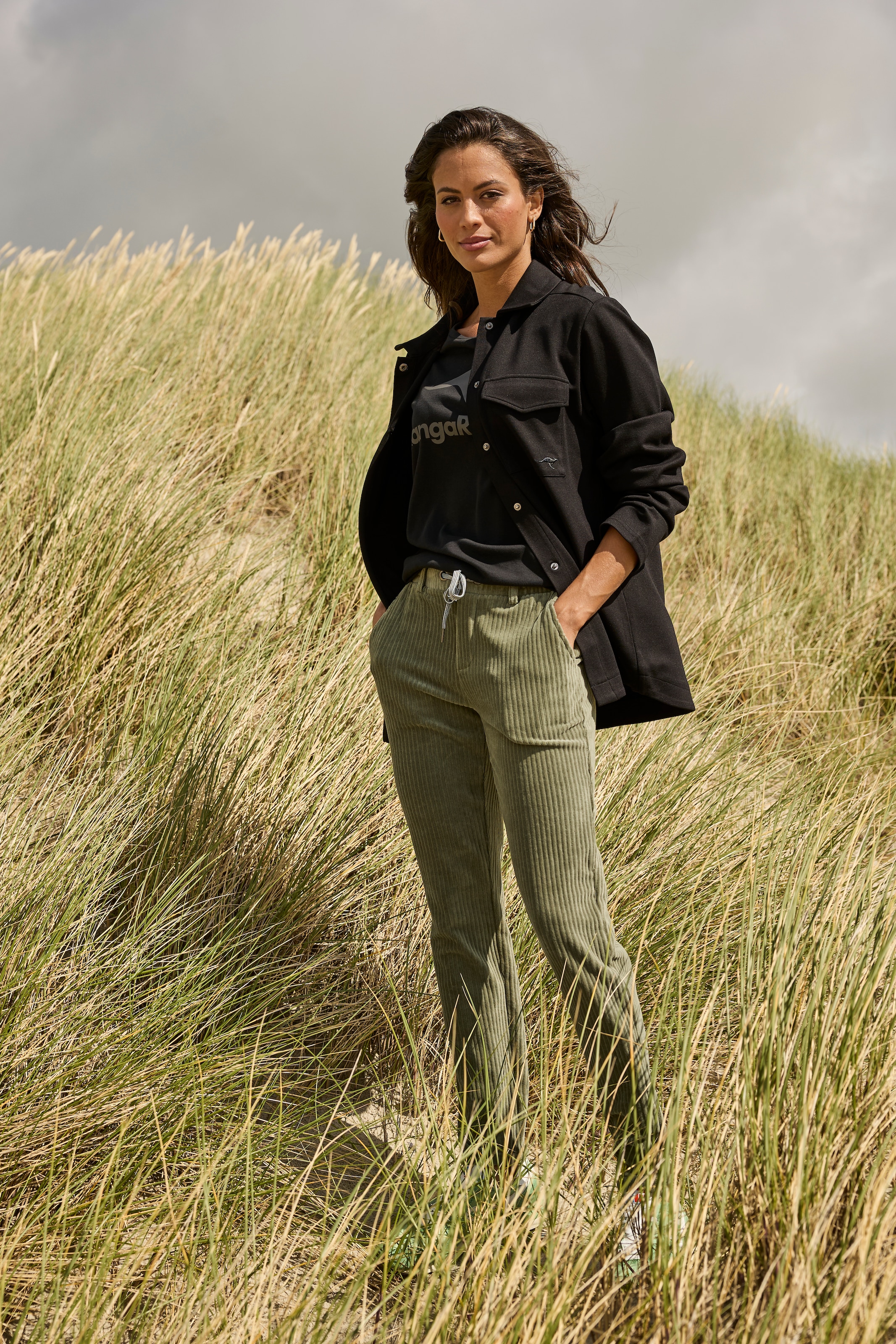 KangaROOS Hemdjacke Overshirt mit Knopfleiste