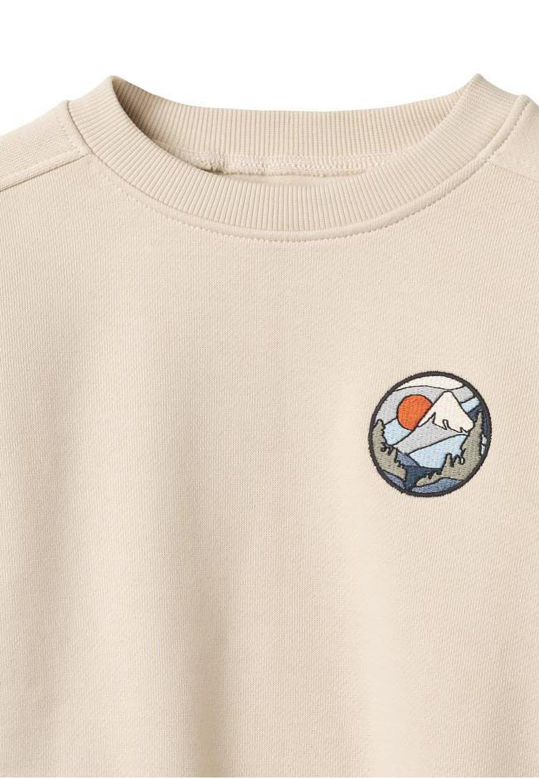 WHEAT Sweater »WHEAT Sweatshirt L/S badge Elliot« 1 Stk. tlg.