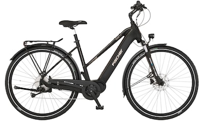 E-Bike »VIATOR 4.2i 711«, 9 Gang, Shimano, Acera, Mittelmotor 250 W, (mit Faltschloss)