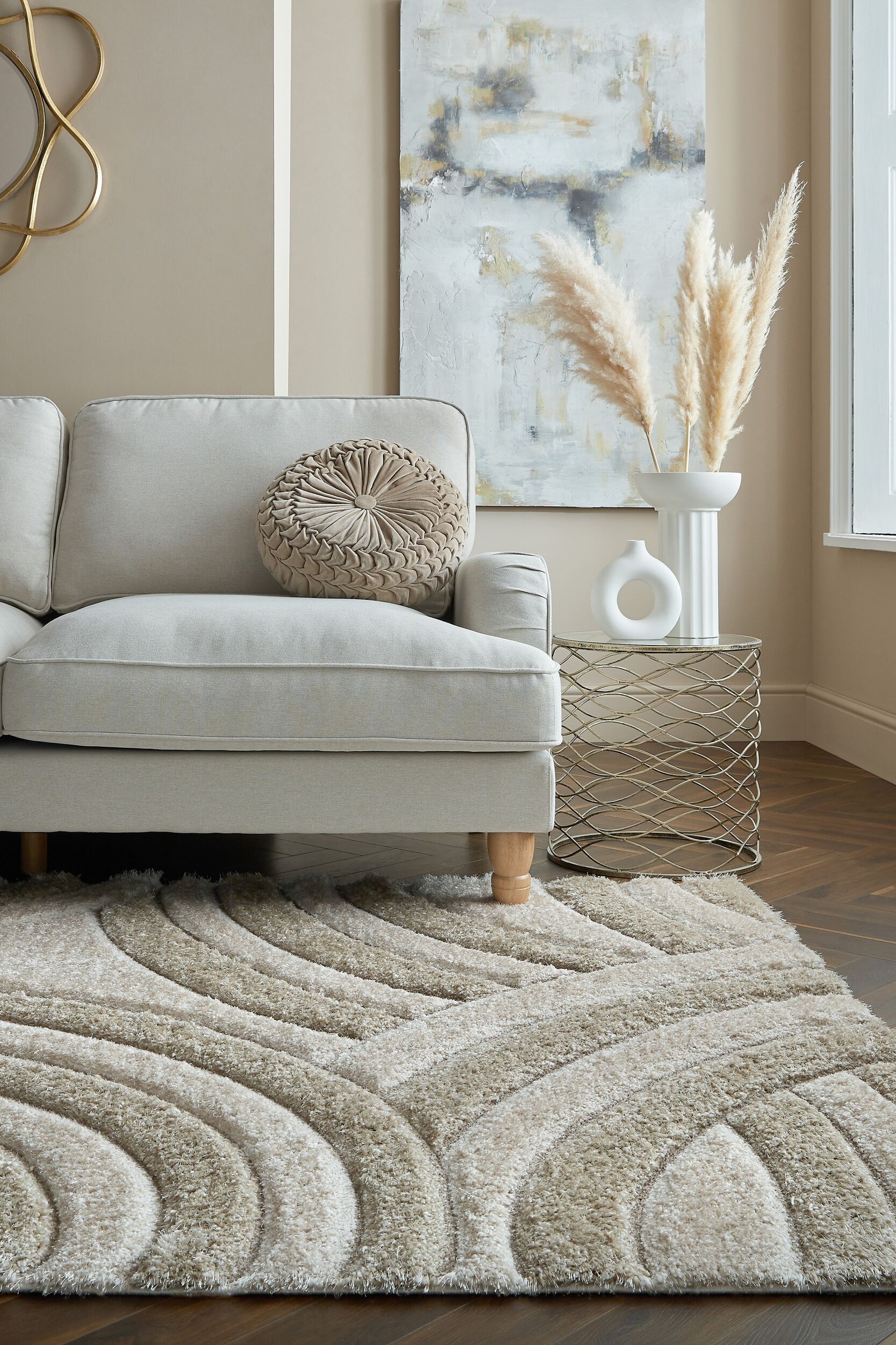 FLAIR RUGS Hochflor-Teppich »Velvet Shaggy«, rechteckig, 25 mm Höhe, Shaggy Teppich