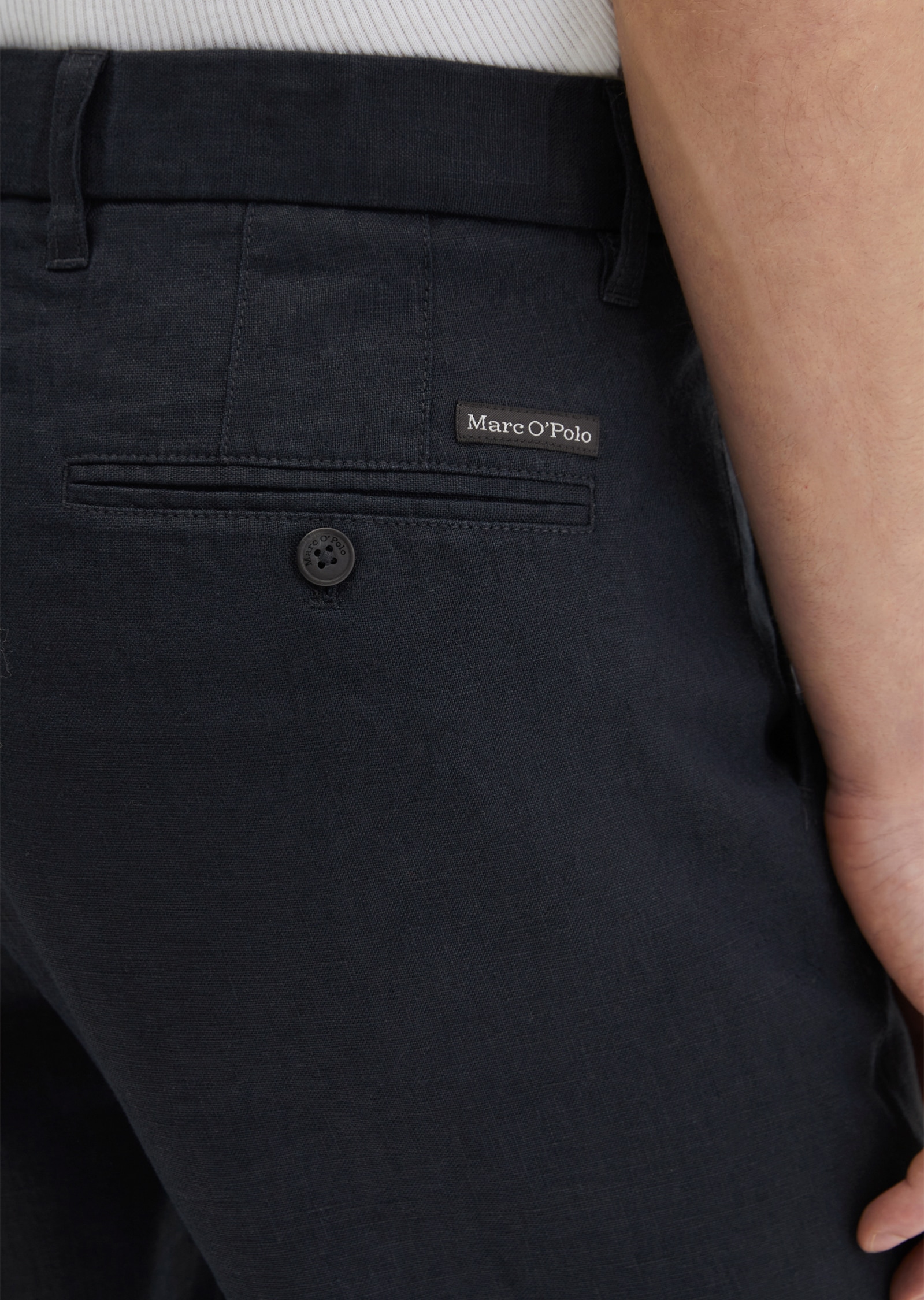 Marc O'Polo Leinenhose »Osby jogger pleats«