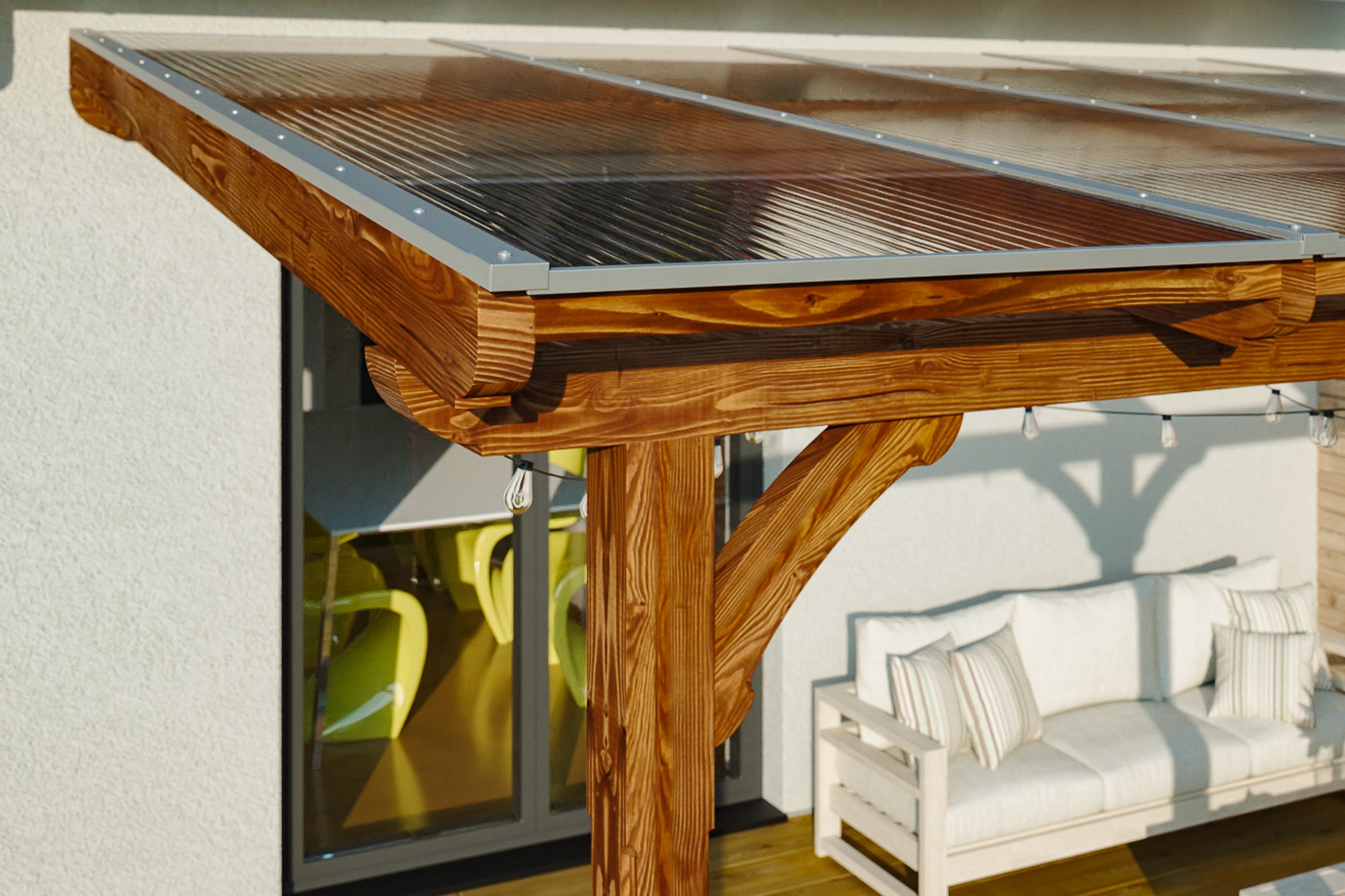 Skanholz Terrassendach »Rimini« Douglasie