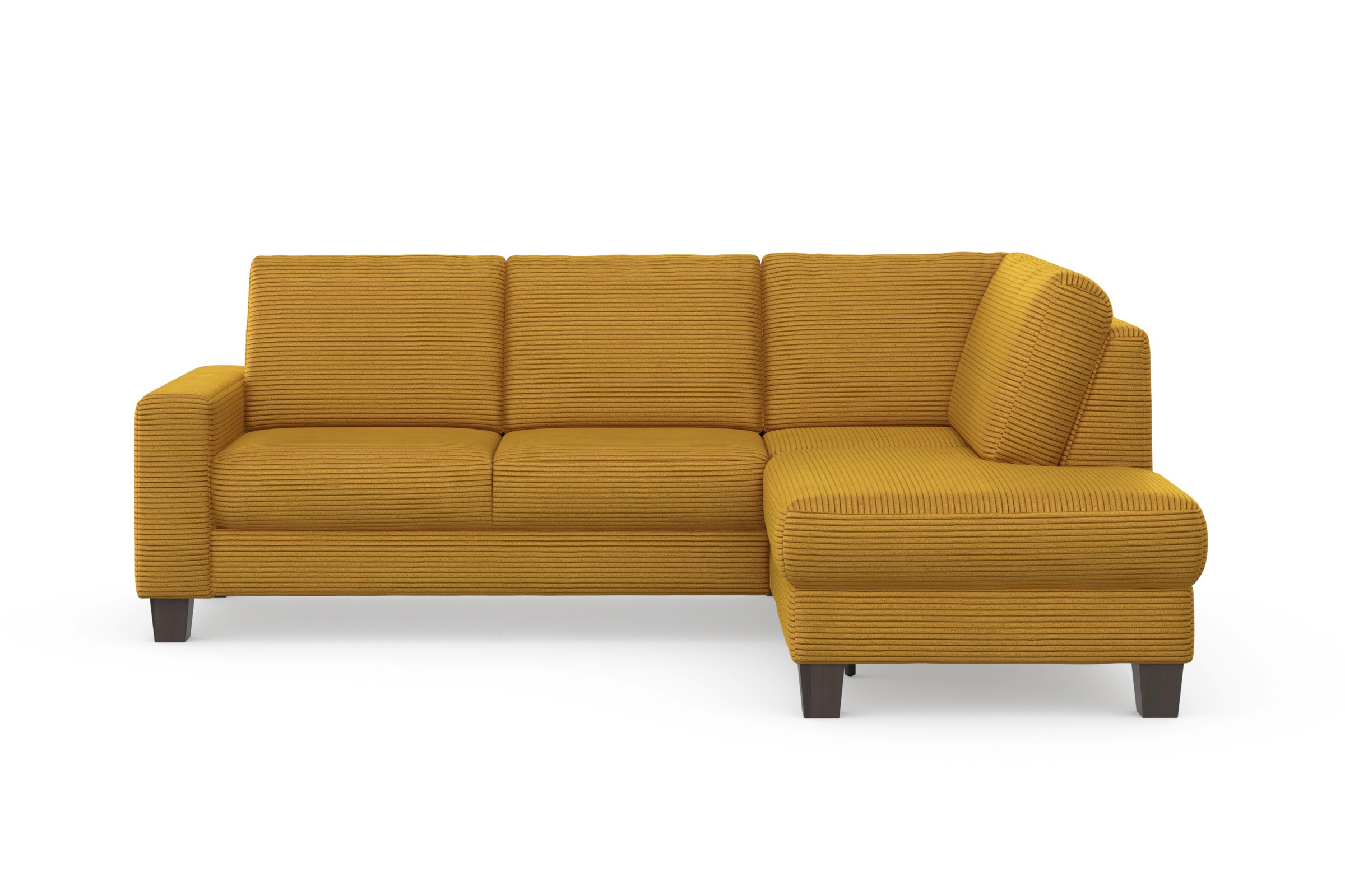 Home affaire Ecksofa »Summer L-Form«, mit Ottomane, mit oder ohne Bettfunktion und Bettkasten, Cord-Bezug