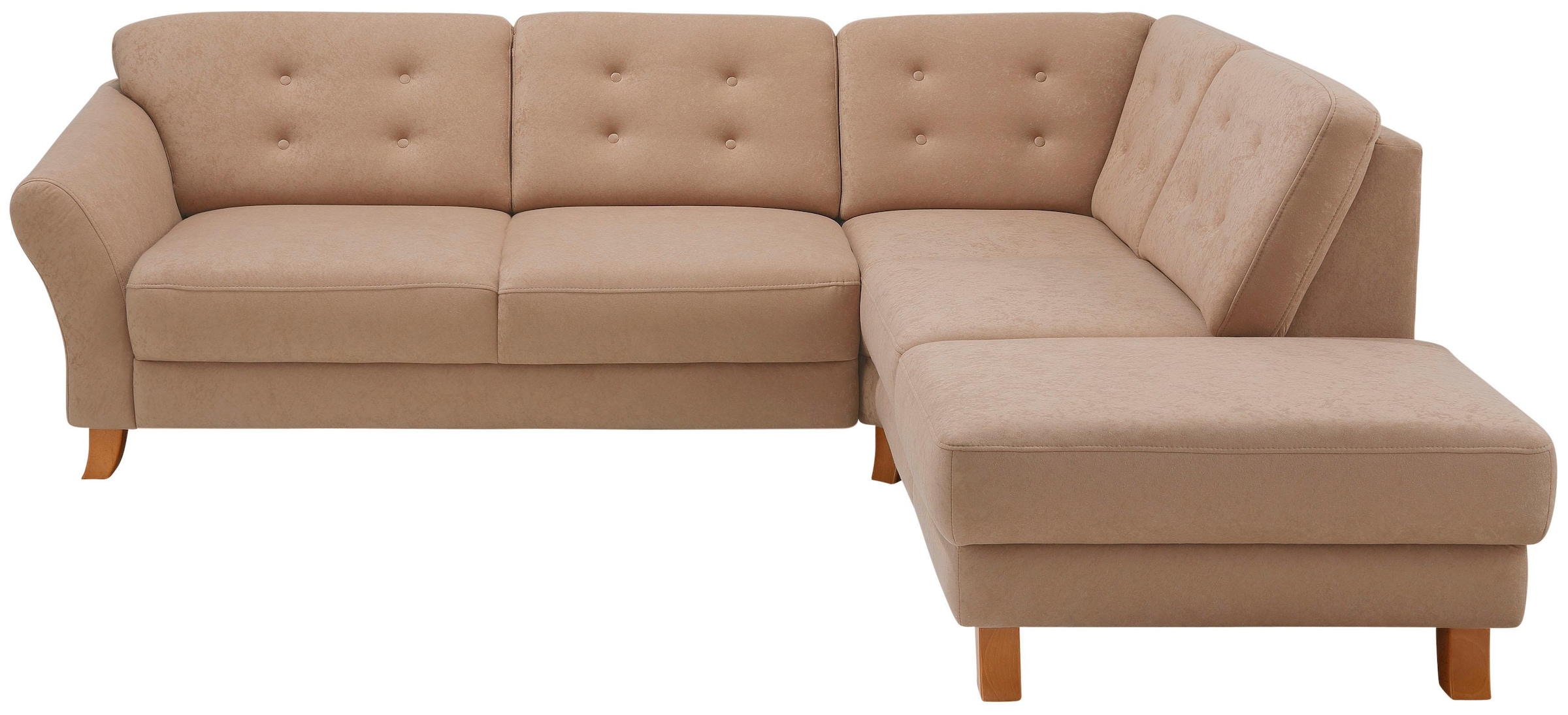 Home affaire Ecksofa »Trondheim L-Form« mit Federkern günstig online kaufen