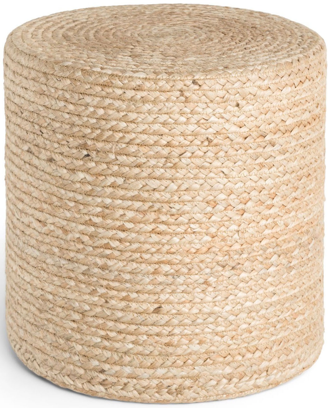 HANSE Home Pouf »Jutta, Jute«, (1 St.), Jute, Natur, Wohnzimmer, Esszimmer, Schlafzimmer, Flur, Modern, Boho