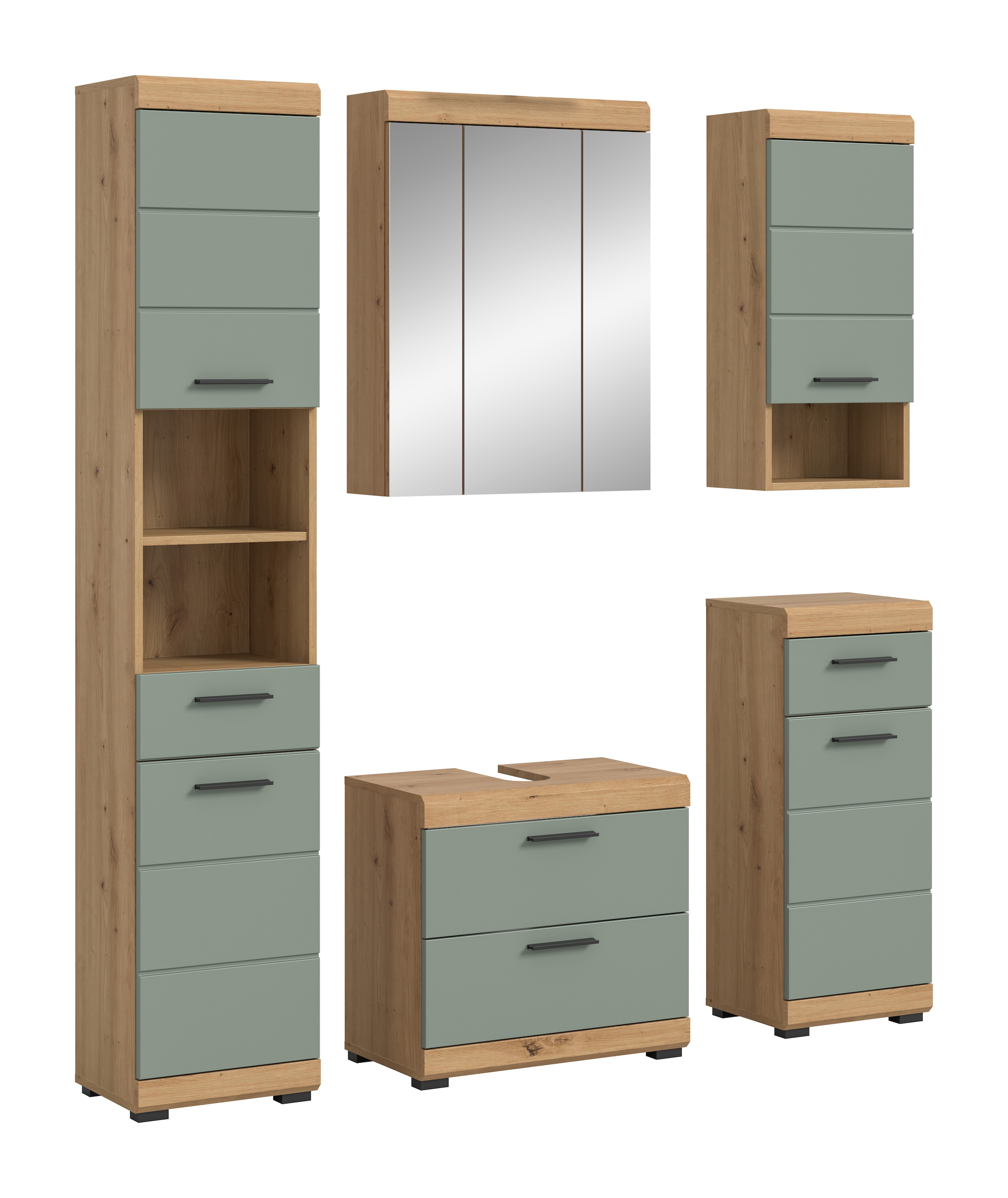 INOSIGN Badmöbel-Set »Siena, 5 teilig, bestehend aus:«, (Set), Hochschrank, günstig online kaufen