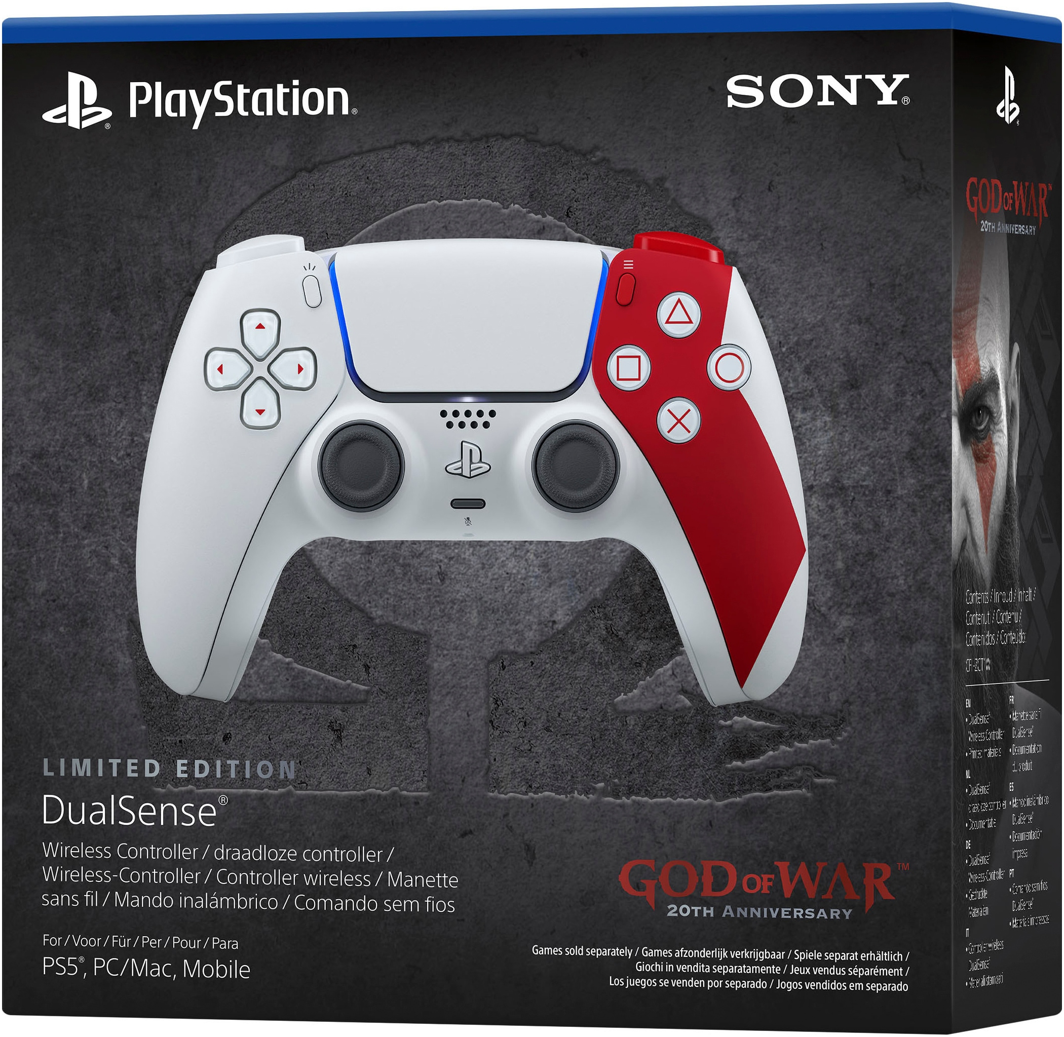PlayStation 5 DualSense Wireless-Controller »God of War™ 20th Anniversary Limited Edition«