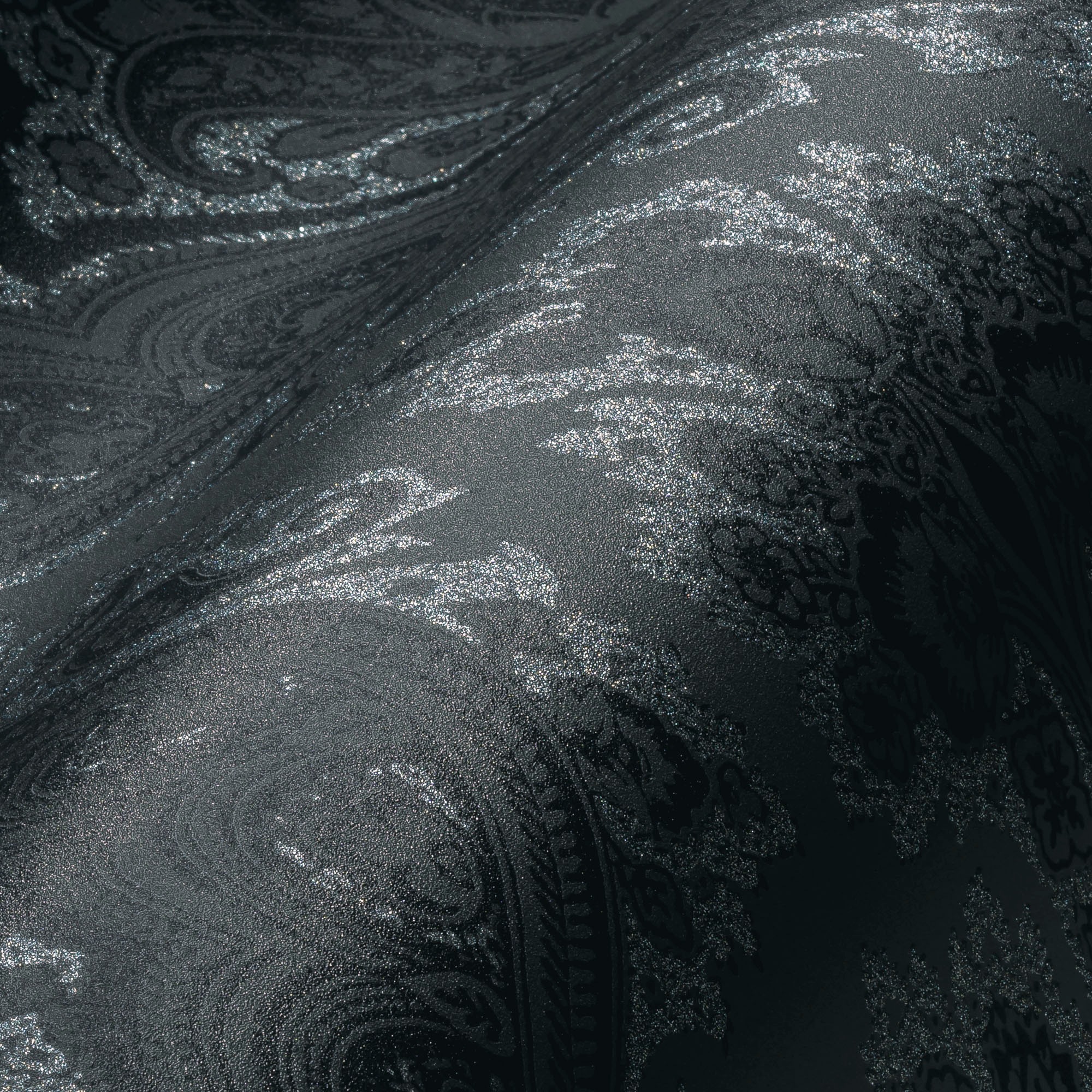 living walls Vliestapete »My Home My Spa«, Barock-ornamental-Glitzermuster, Barock Tapete Ornament Muster glitzernd Hintergrund matt glatt Vlies