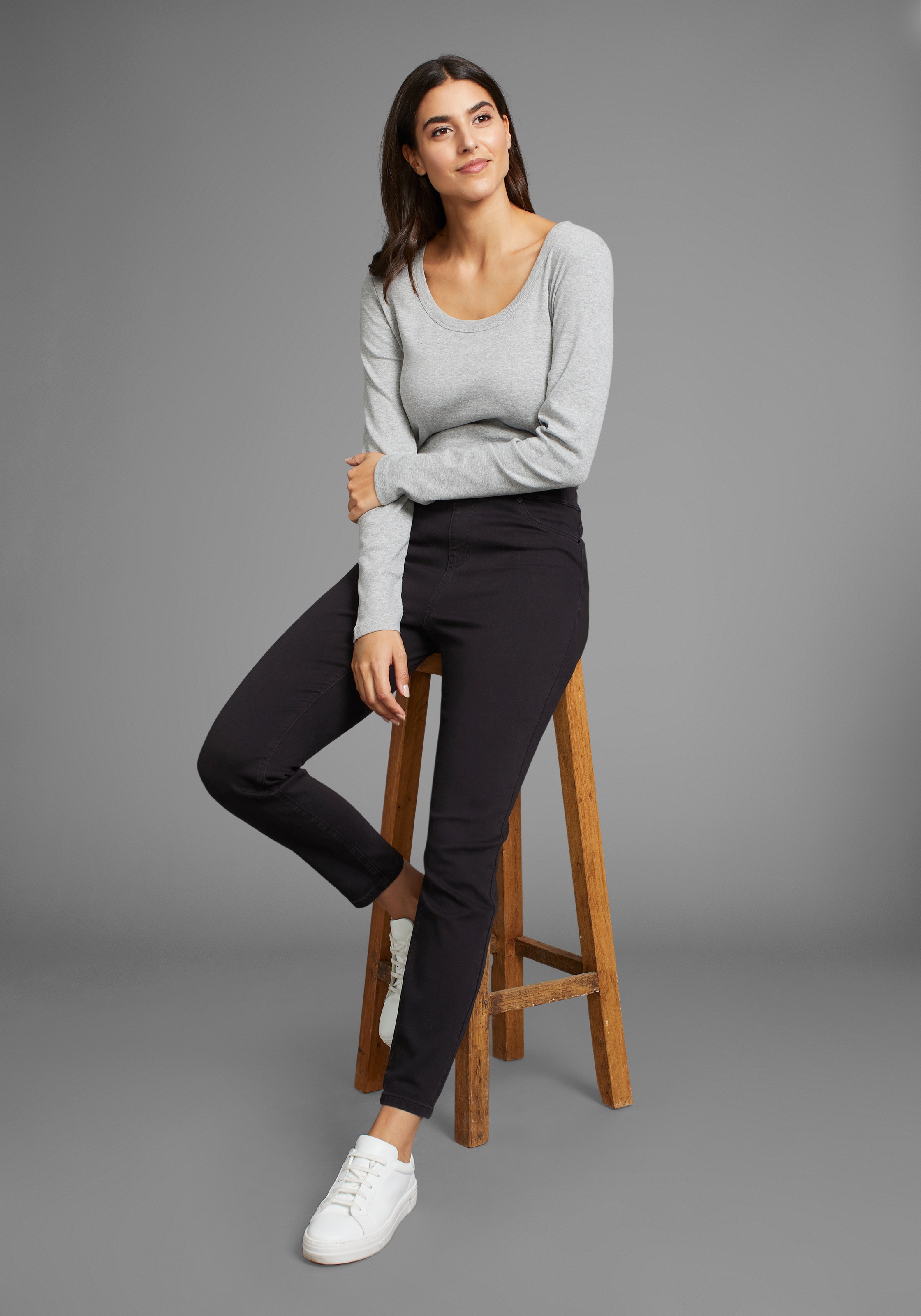 Arizona Skinny-fit-Jeans »Ultra Stretch - Curve Collection«, High Waist