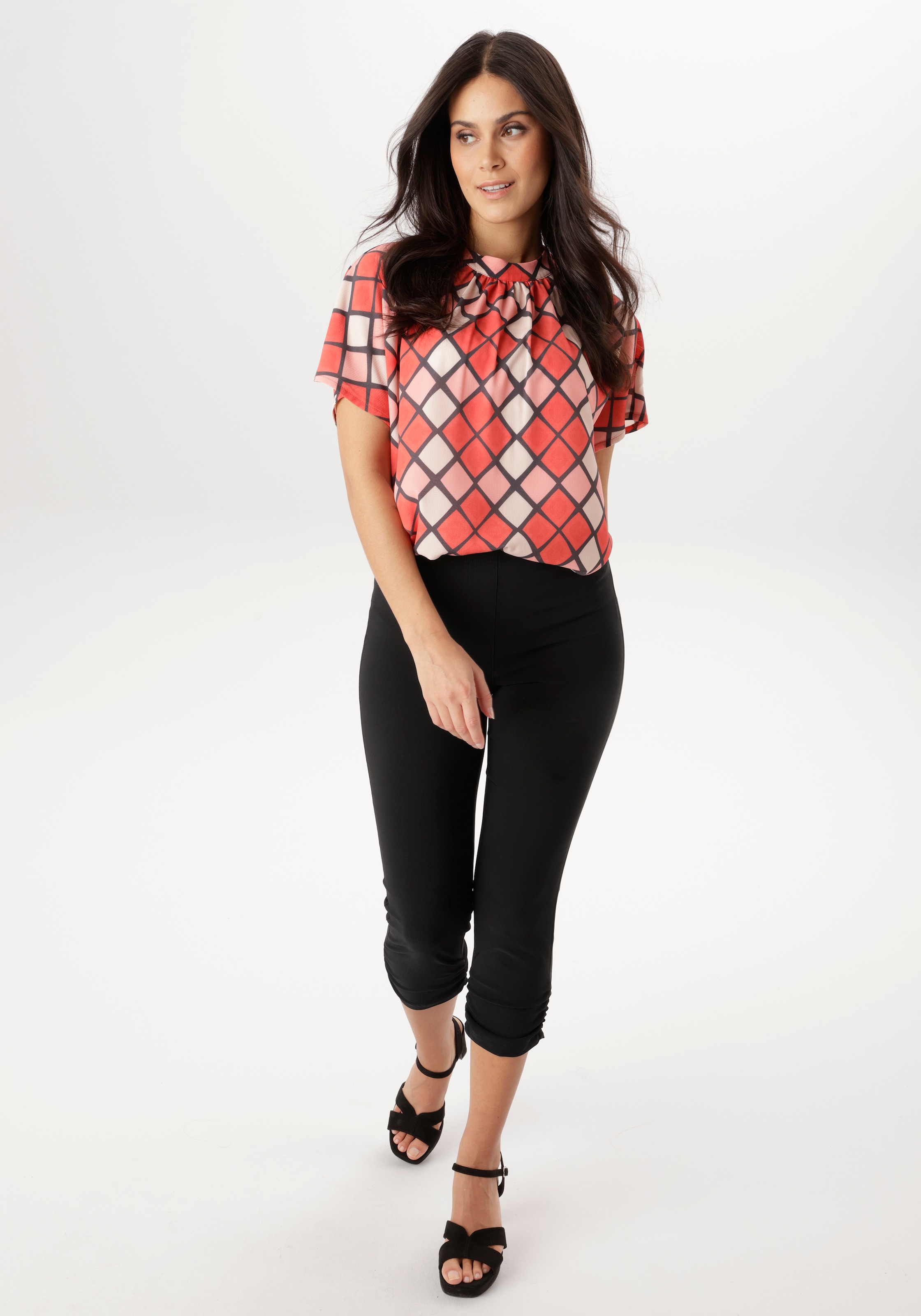 Aniston SELECTED Schlupfhose  seitliche Raffung an den Beinen - NEUE KOLLEKTION