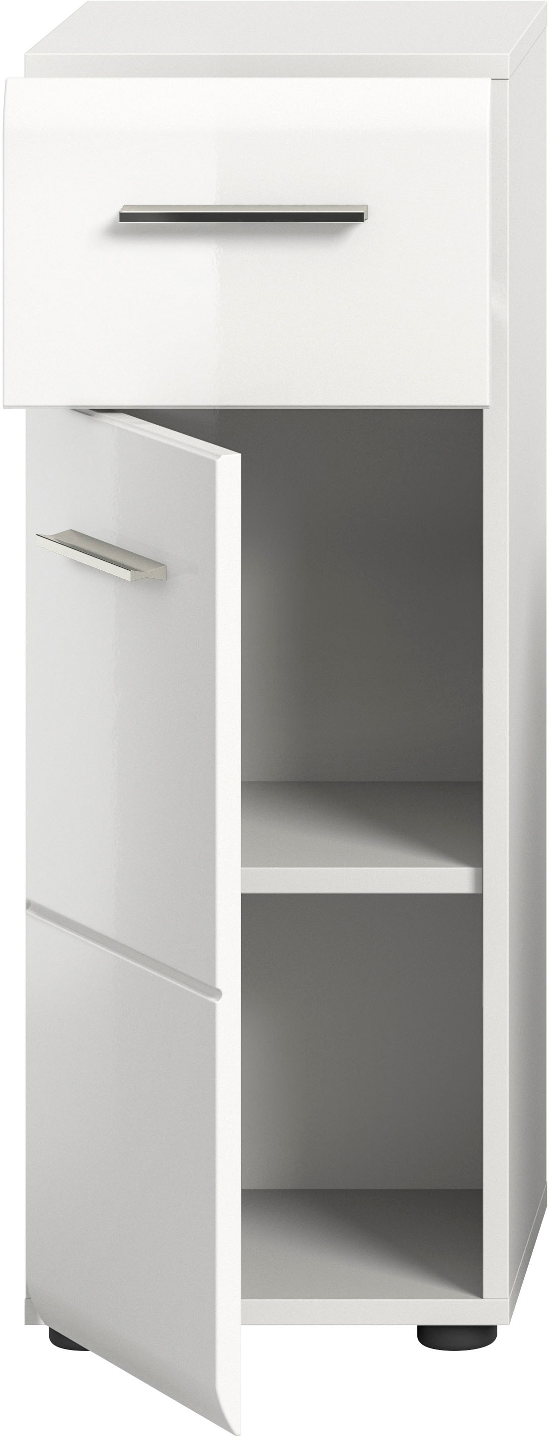 INOSIGN Unterschrank »FLORENZ, TOPSELLER!, Höhe 80 cm, 1 Tür, 1 Schubkasten«, Türanschlag wechselbar, hochwertige MDF Front, Badschrank, Bad