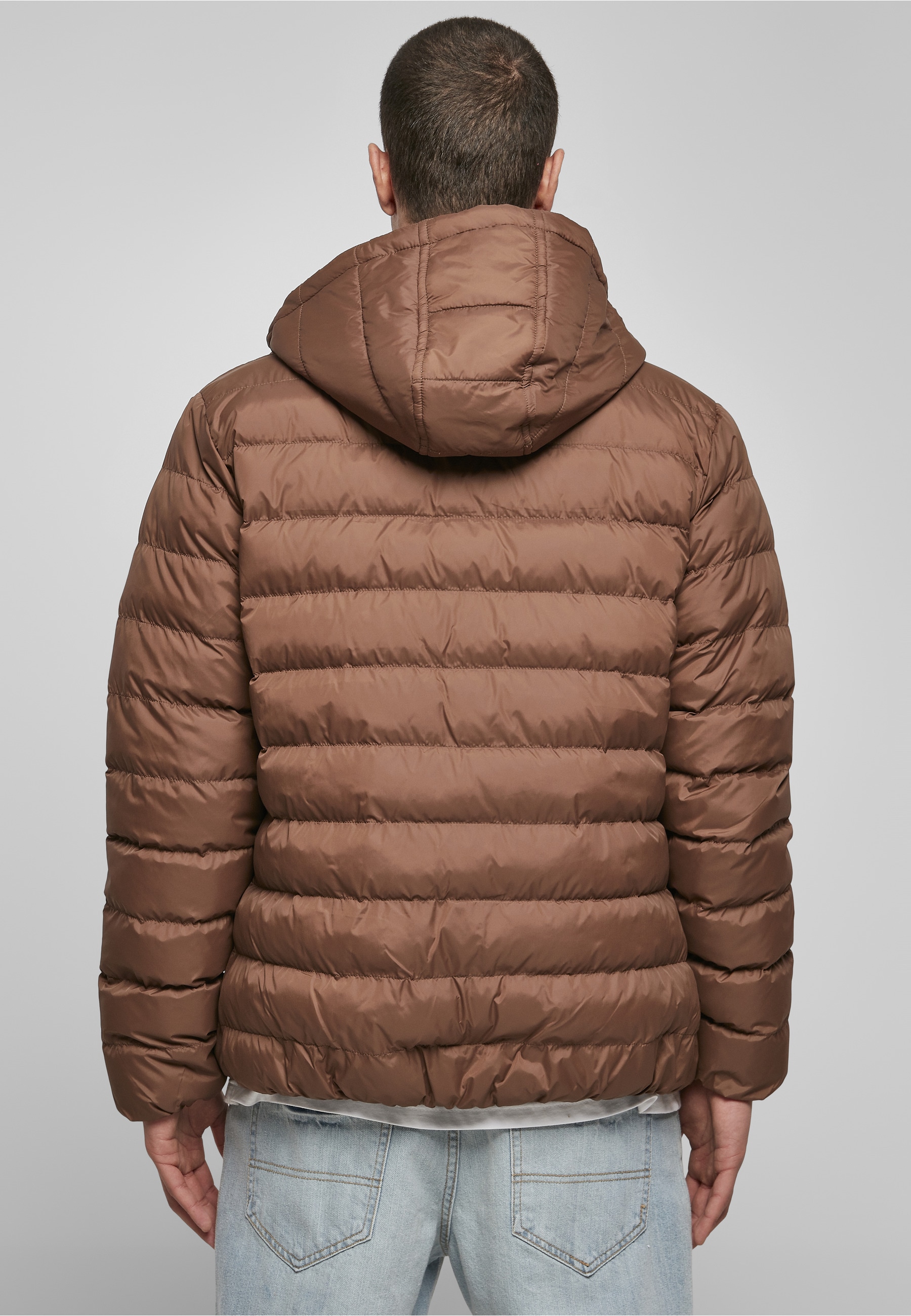 URBAN CLASSICS Winterjacke »Urban Classics Herren Basic Bubble Jacket« 1 Stk. tlg. mit Kapuze