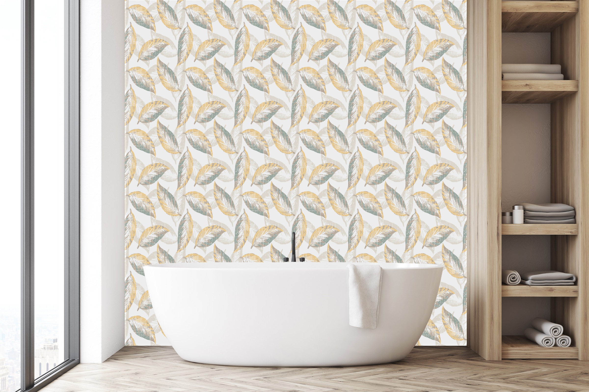 queence Vinyltapete »Selbstklebende Tapete 90x250cm mit herbstlichem Motiv« günstig online kaufen