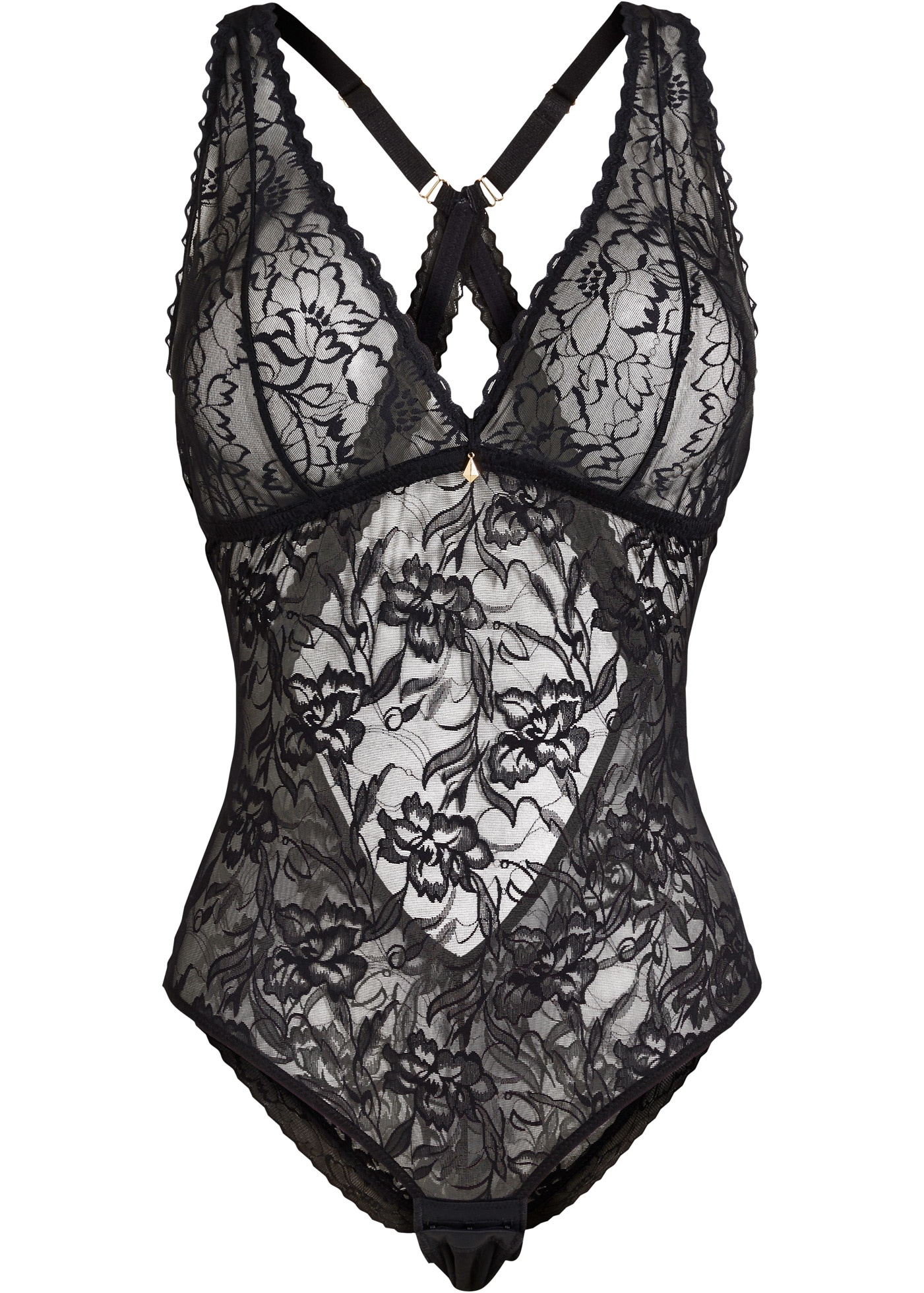 bonprix Body »Body ohne Bügel aus zarter Spitze« Body ohne Bügel aus zarter Spitze