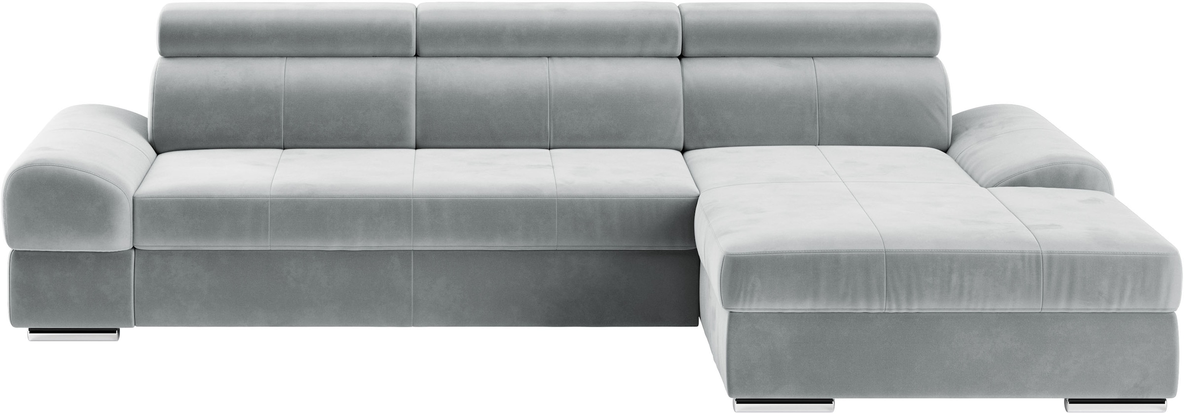sit&more Ecksofa »Broadway L-Form«, inklusive Kopfteilverstellung, wahlweise mit Bettfunktion