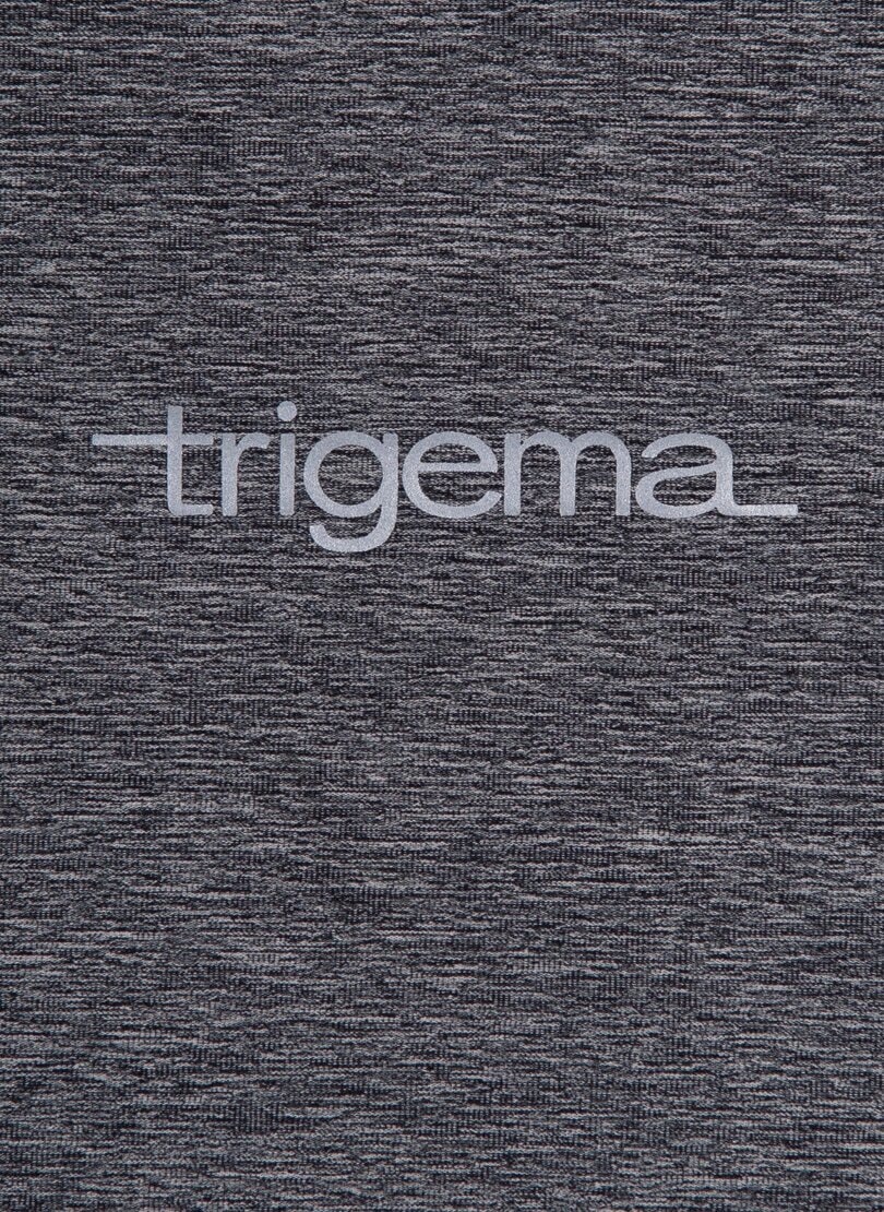 Trigema T-Shirt »TRIGEMA Sportshirt in Melange-Optik« 1 Stk.