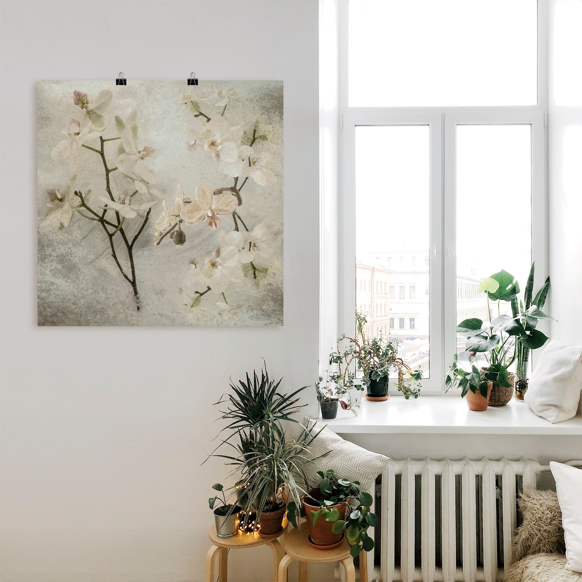Artland Wandbild »Orchideen«, Blumen, (1 St.), als Leinwandbild, Poster, Wandaufkleber in verschied. Größen